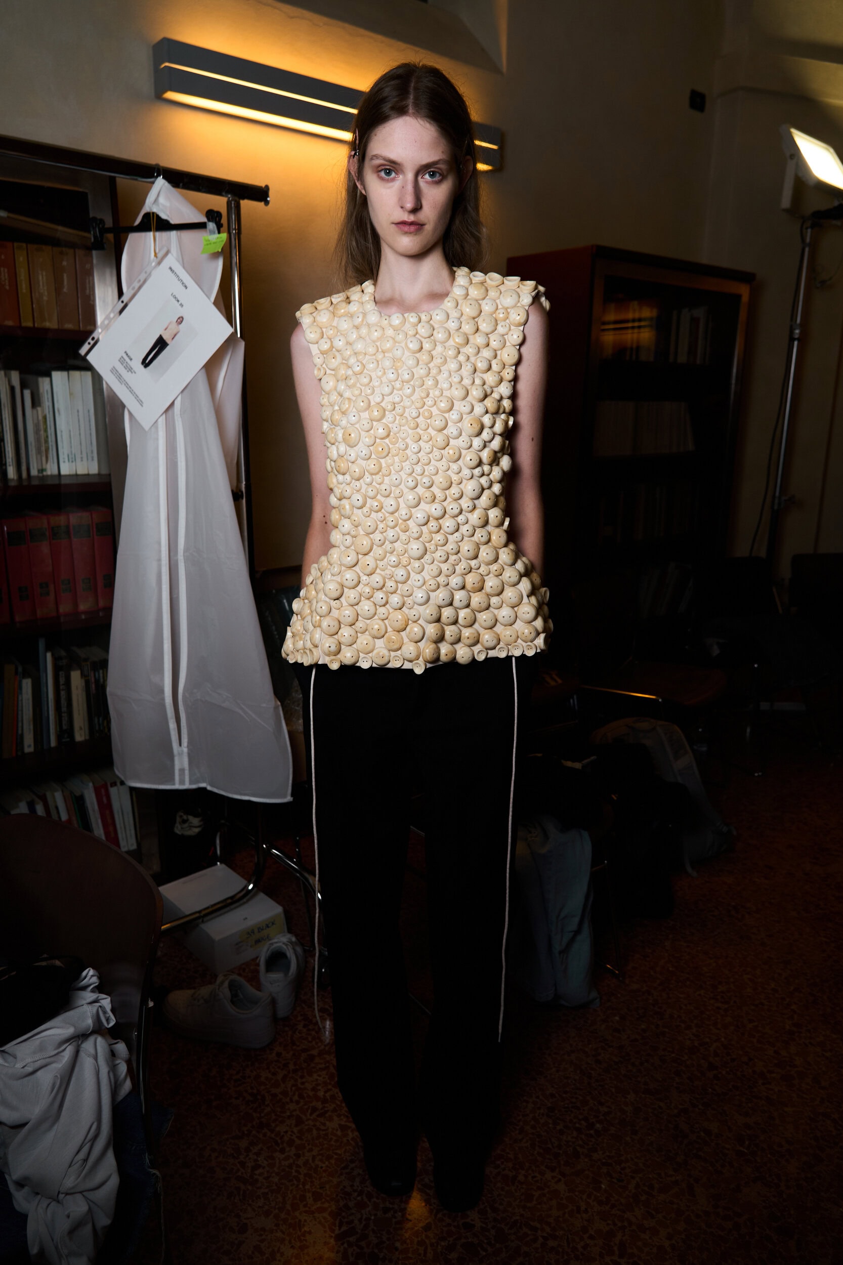 Institution By Galib Gassanoff Spring 2026 Fashion Show Backstage