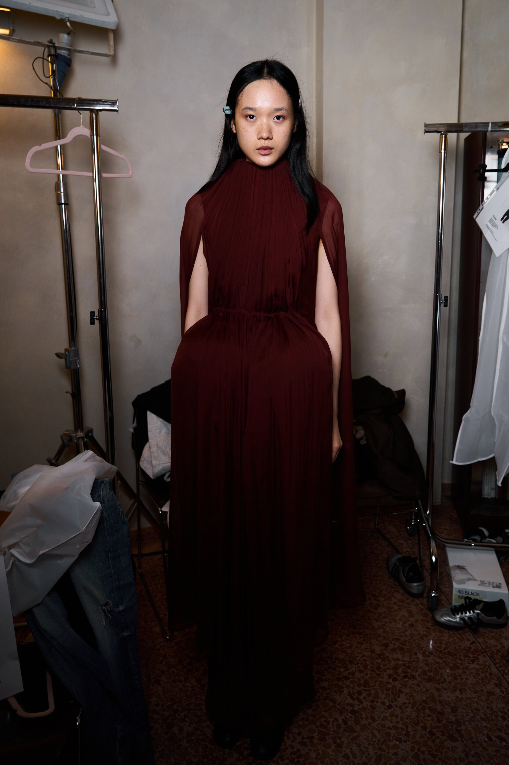 Institution By Galib Gassanoff Spring 2026 Fashion Show Backstage