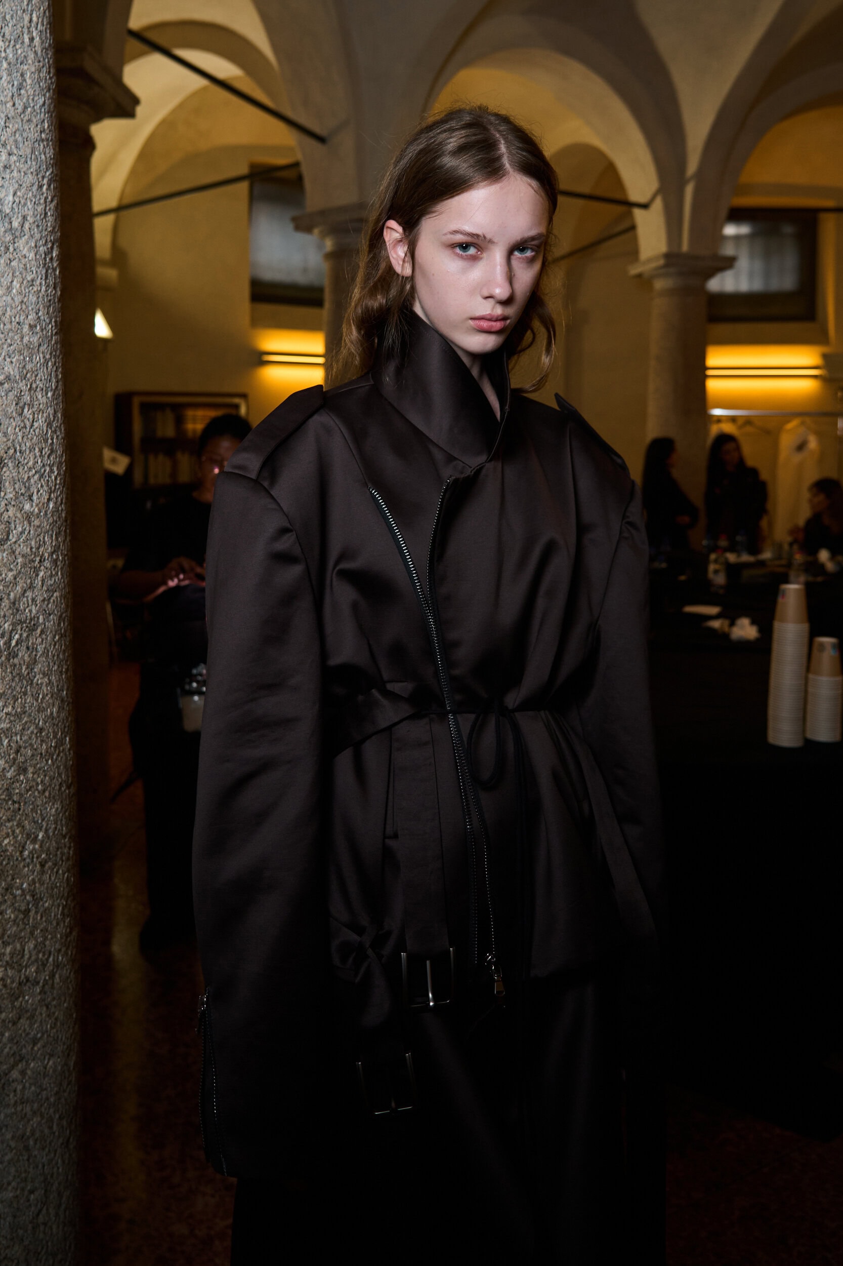 Institution By Galib Gassanoff Spring 2026 Fashion Show Backstage