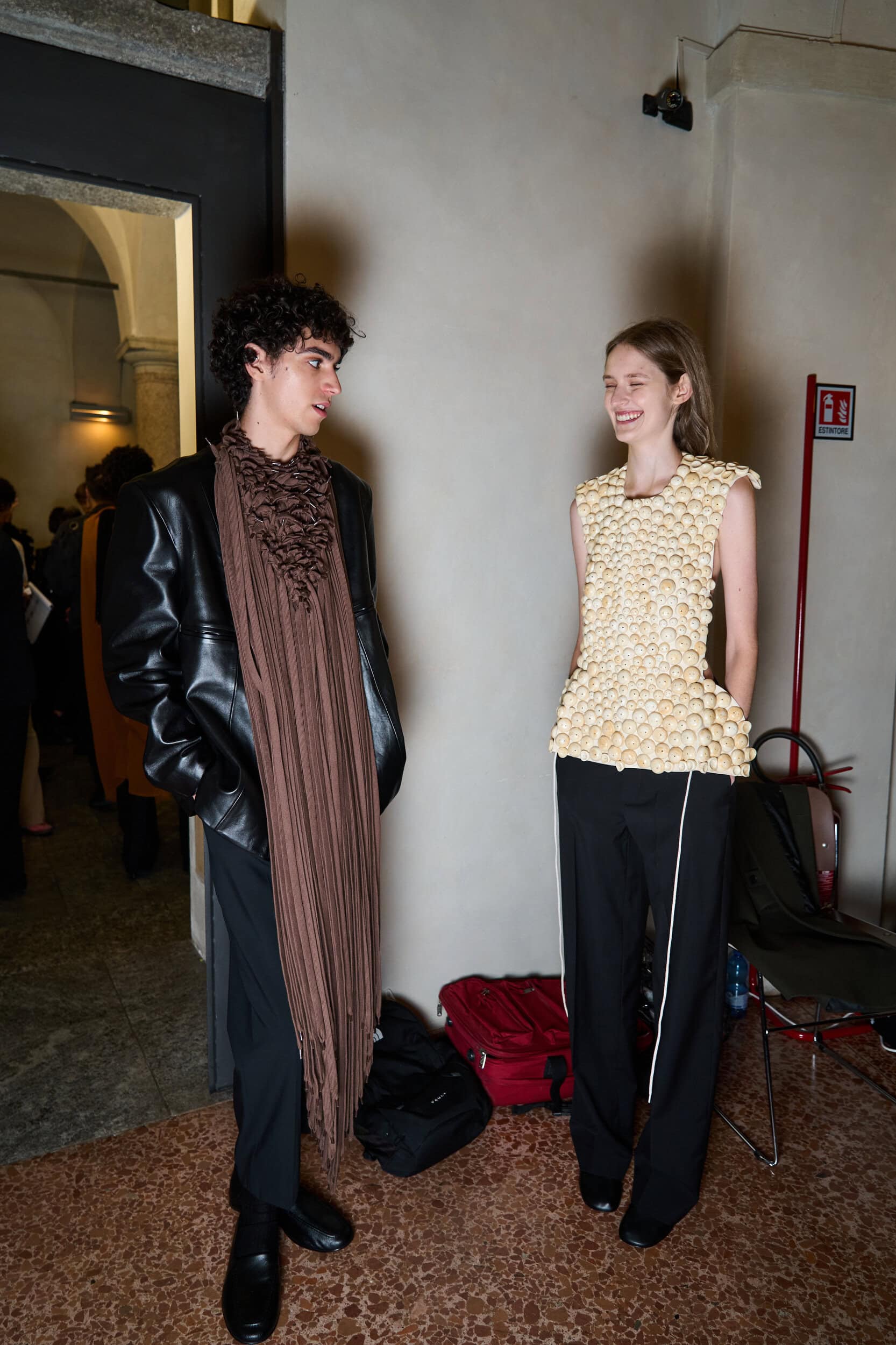 Institution By Galib Gassanoff Spring 2026 Fashion Show Backstage