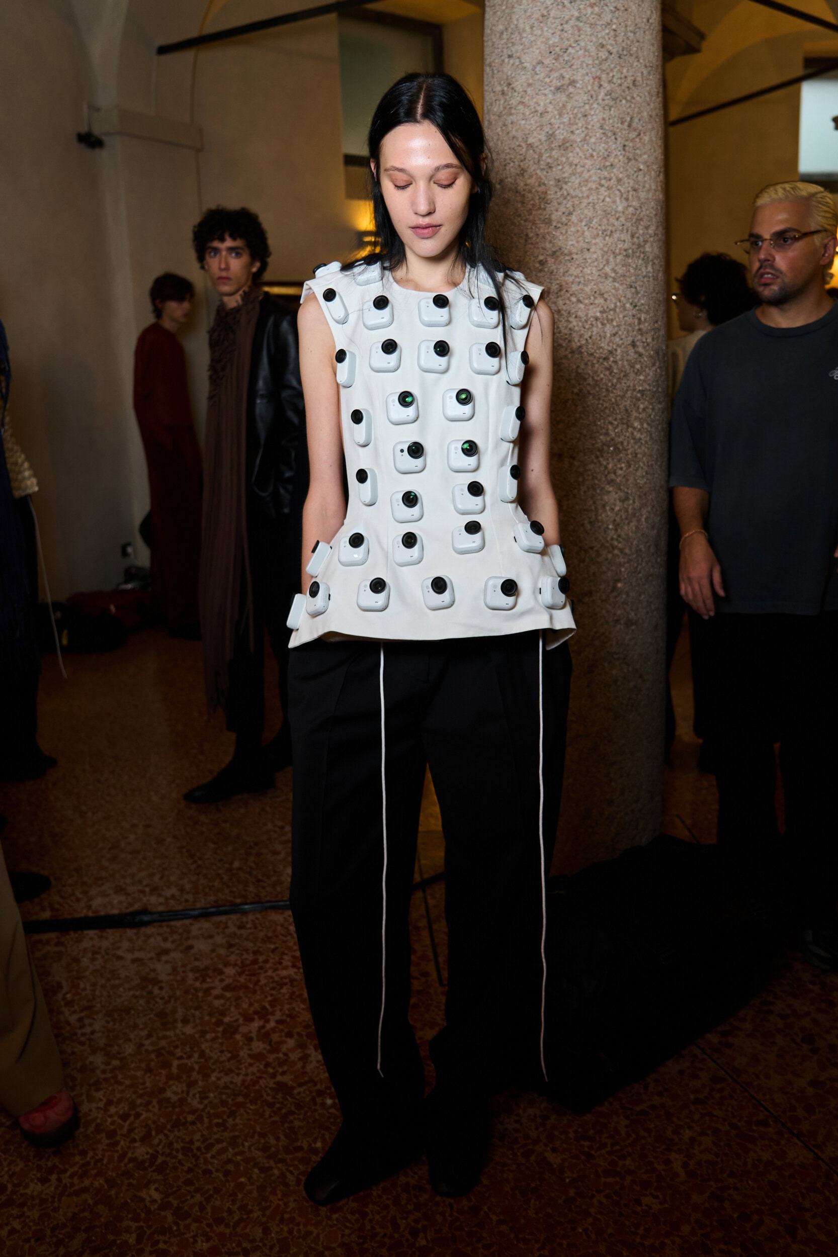 Institution By Galib Gassanoff Spring 2026 Fashion Show Backstage