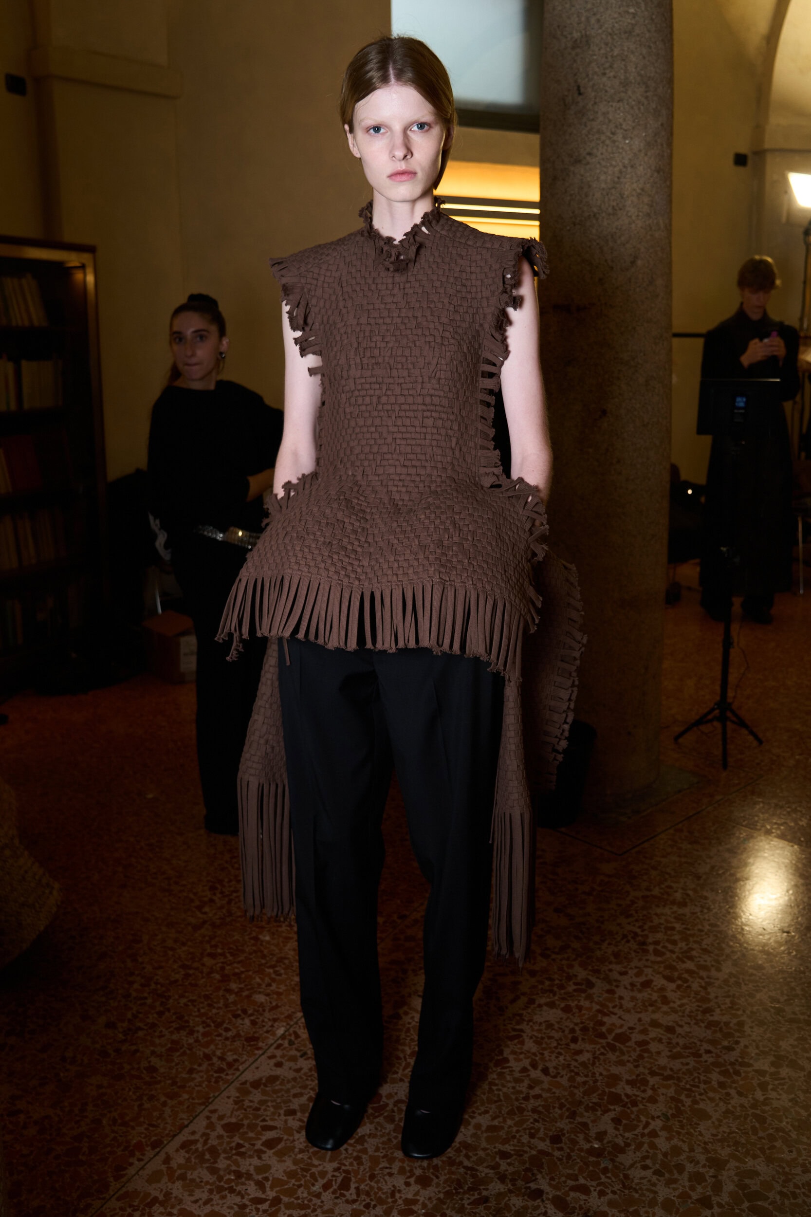 Institution By Galib Gassanoff Spring 2026 Fashion Show Backstage