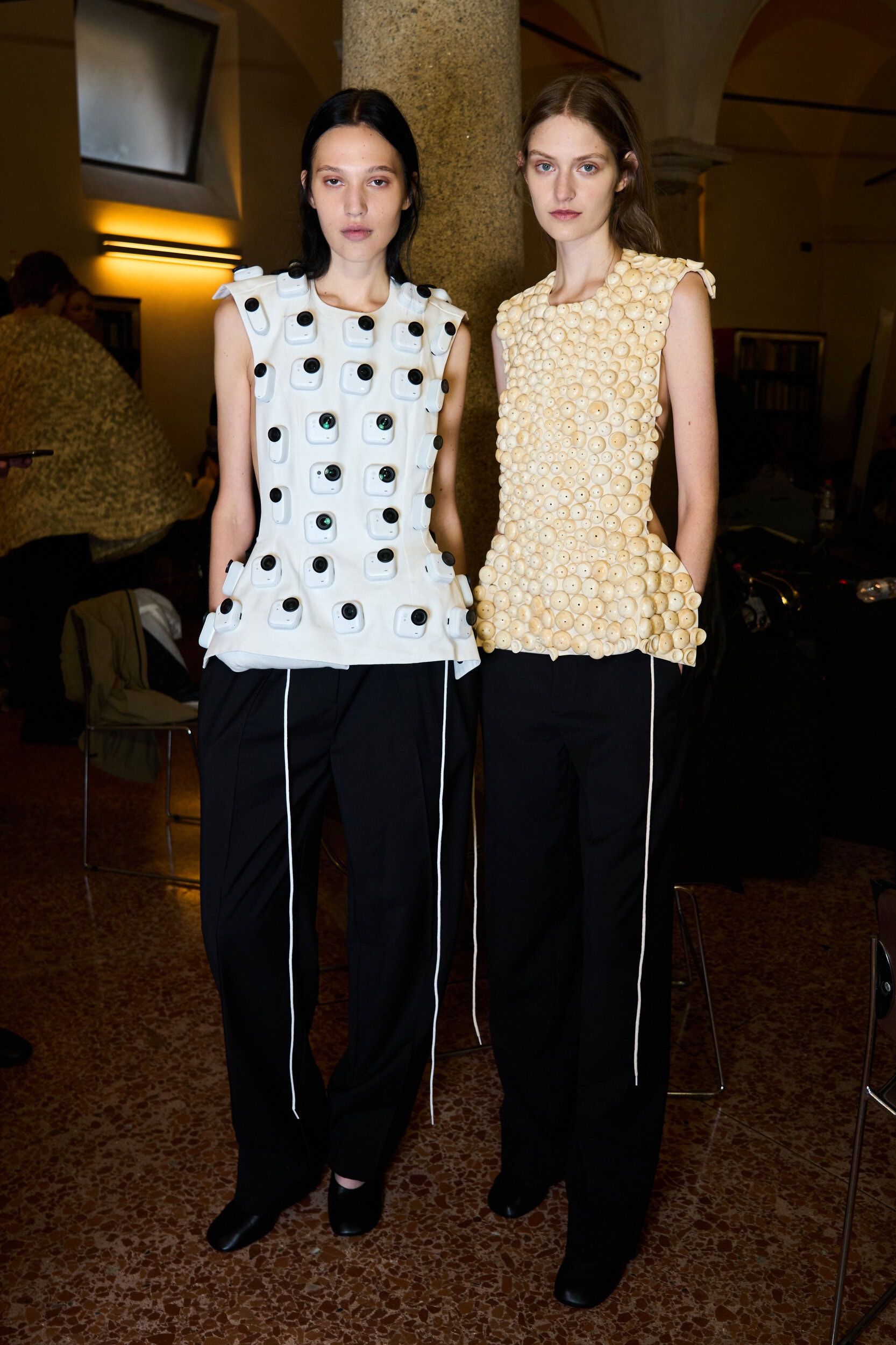 Institution By Galib Gassanoff Spring 2026 Fashion Show Backstage