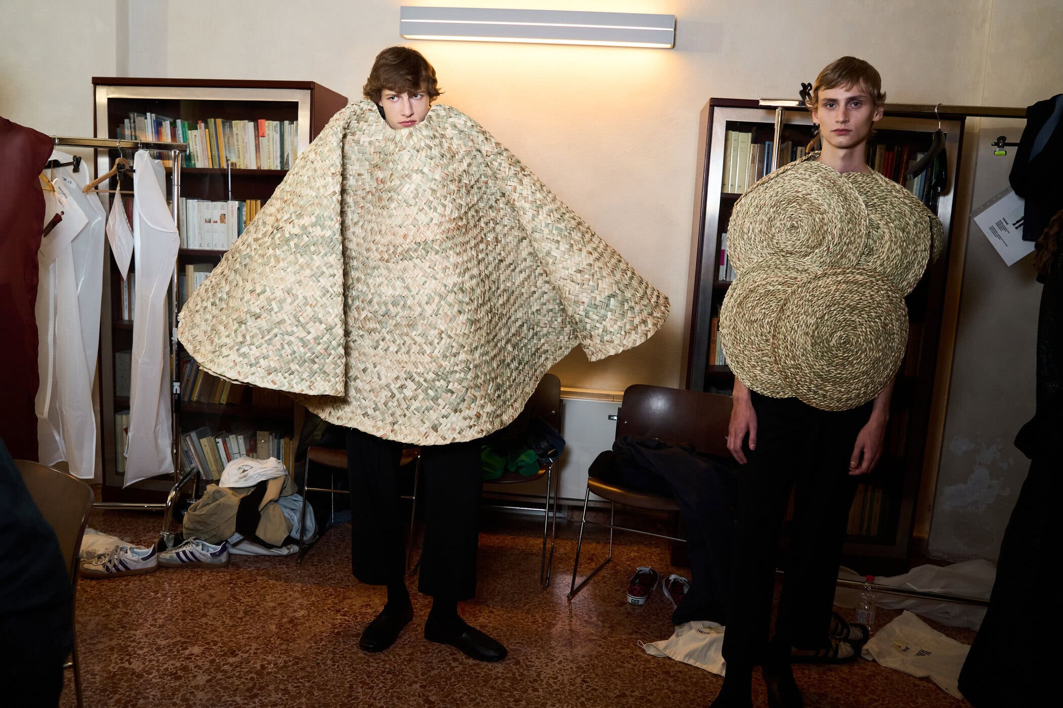 Institution By Galib Gassanoff Spring 2026 Fashion Show Backstage