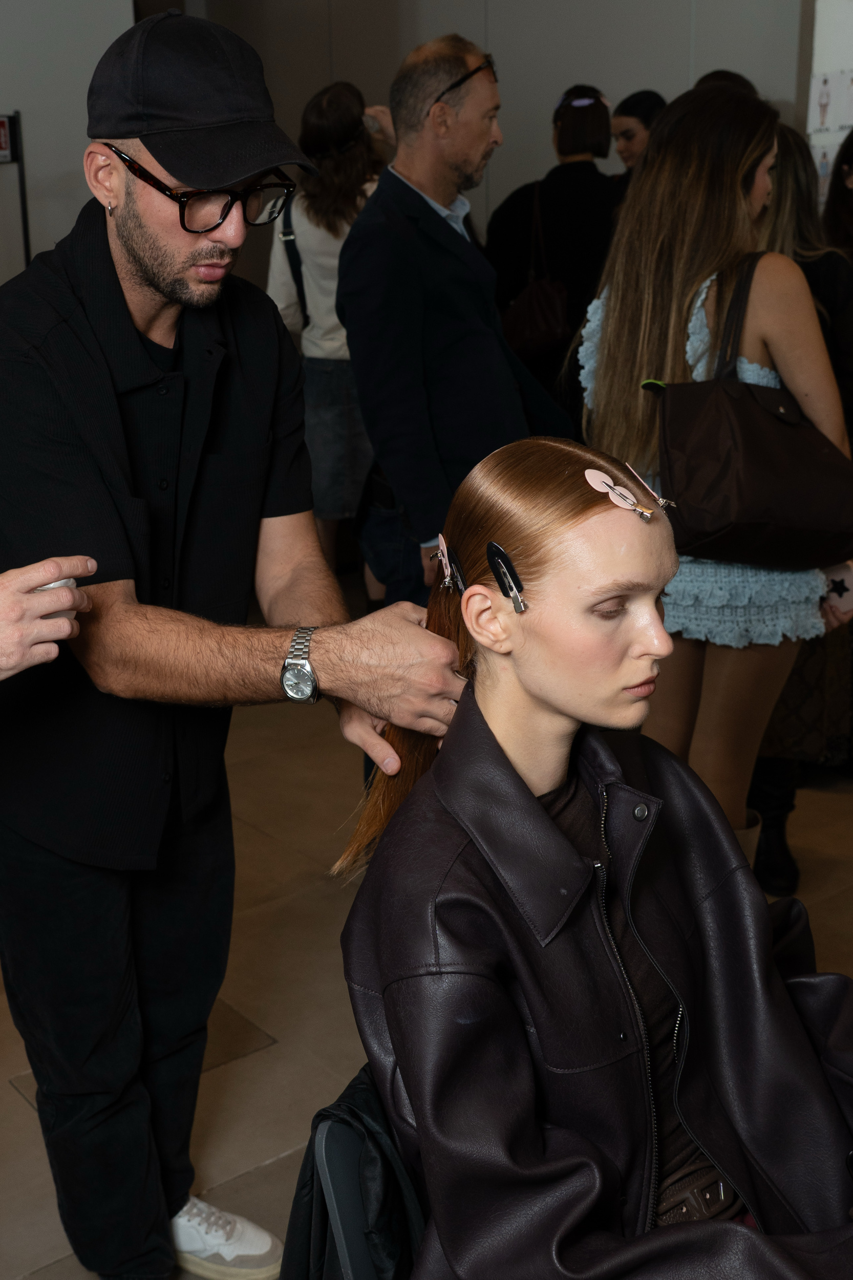 J Salinas Spring 2026 Fashion Show Backstage