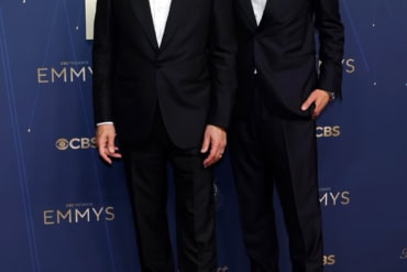John Turturro & Diego Turturro wears Zegna to the 77th Primetime Emmy Awards at Peacock Theater