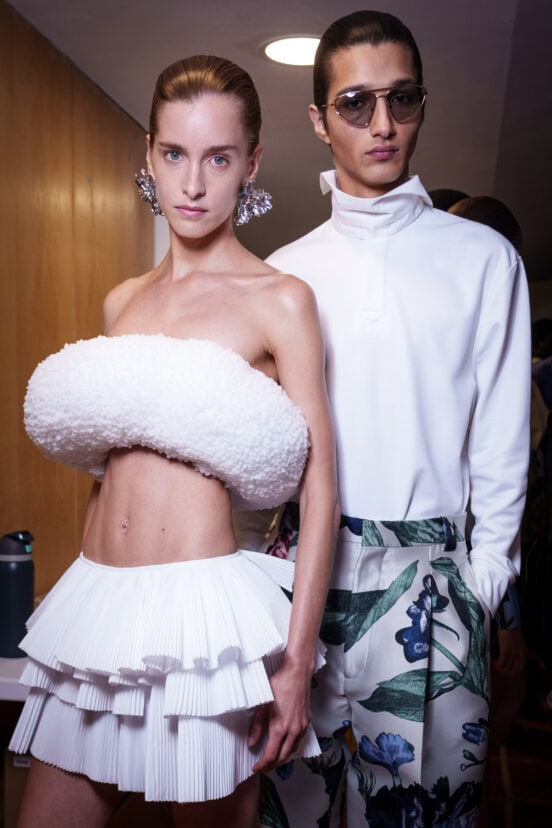 Kent & Curwen Spring 2026 Fashion Show Backstage