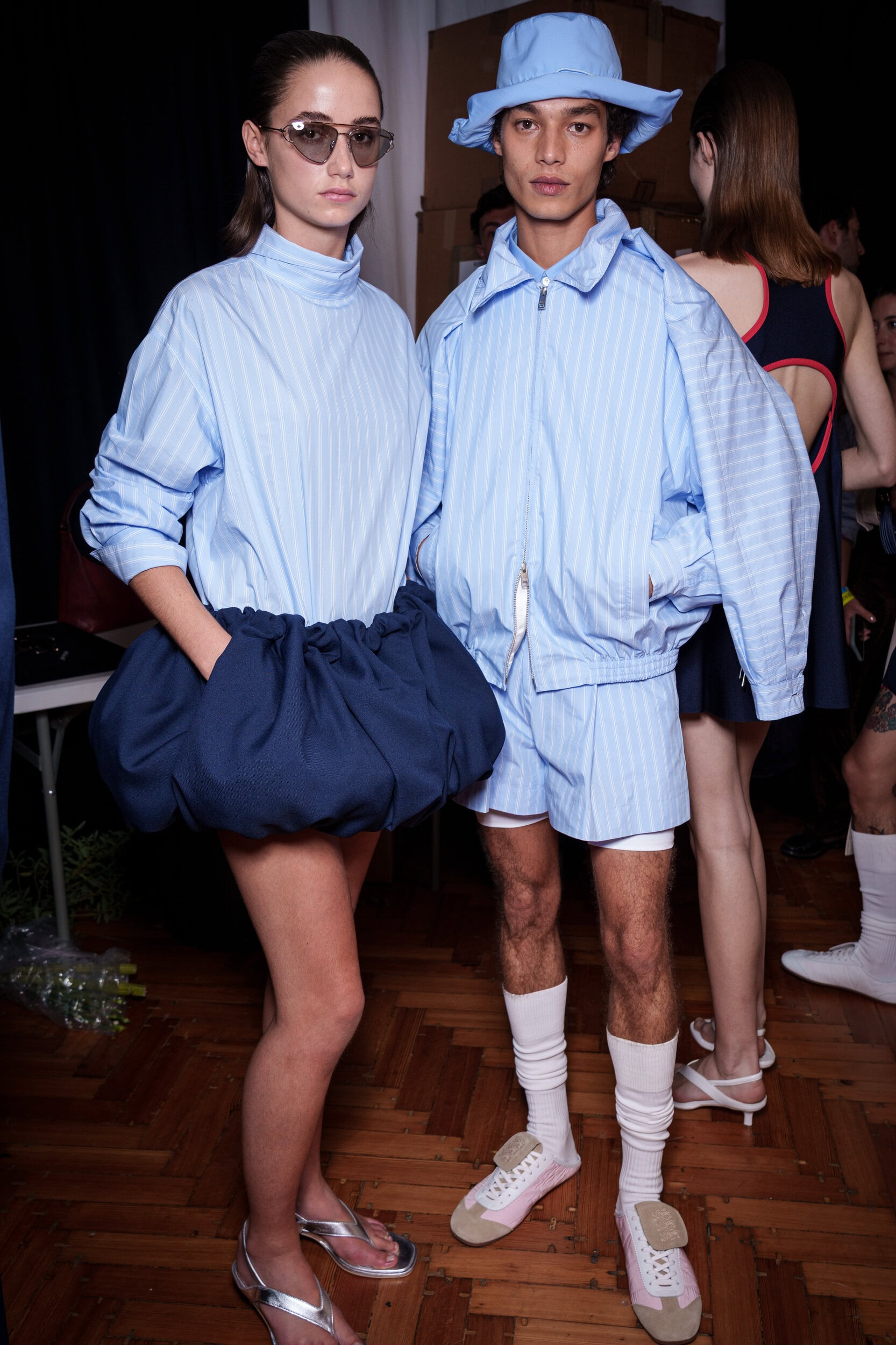 Kent & Curwen Spring 2026 Fashion Show Backstage