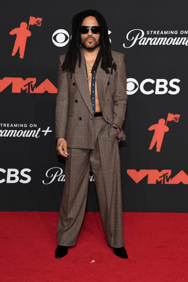 Lenny Kravitz in Saint Laurent at MTV Video Music Awards 2025 in New York