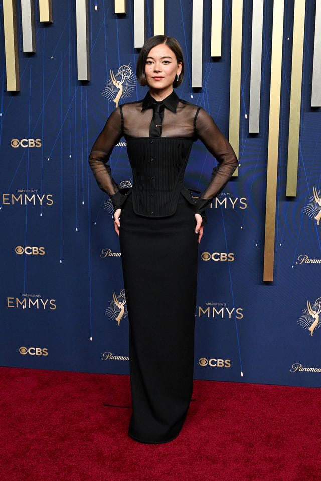 Lukita Maxwell wears Thom Browne to the 77th Primetime Emmy Awards
