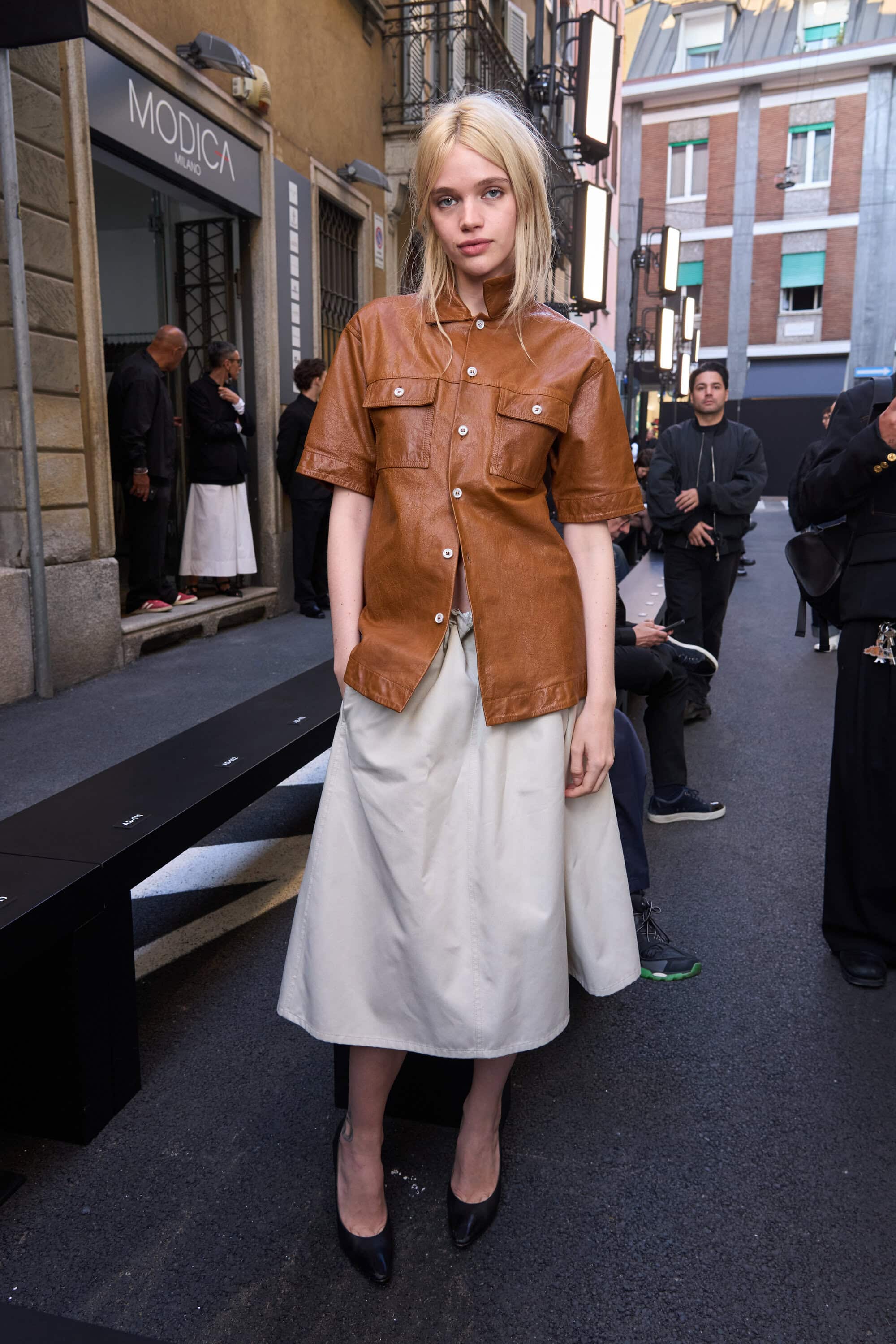 Mm6 Maison Margiela Cel Spring 2026 Fashion Show Front Row