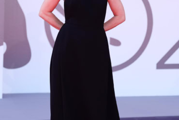 Mona Fastvold in Prada at "The Testament Of Ann Lee" red carpet - 82nd Venice Film Festival