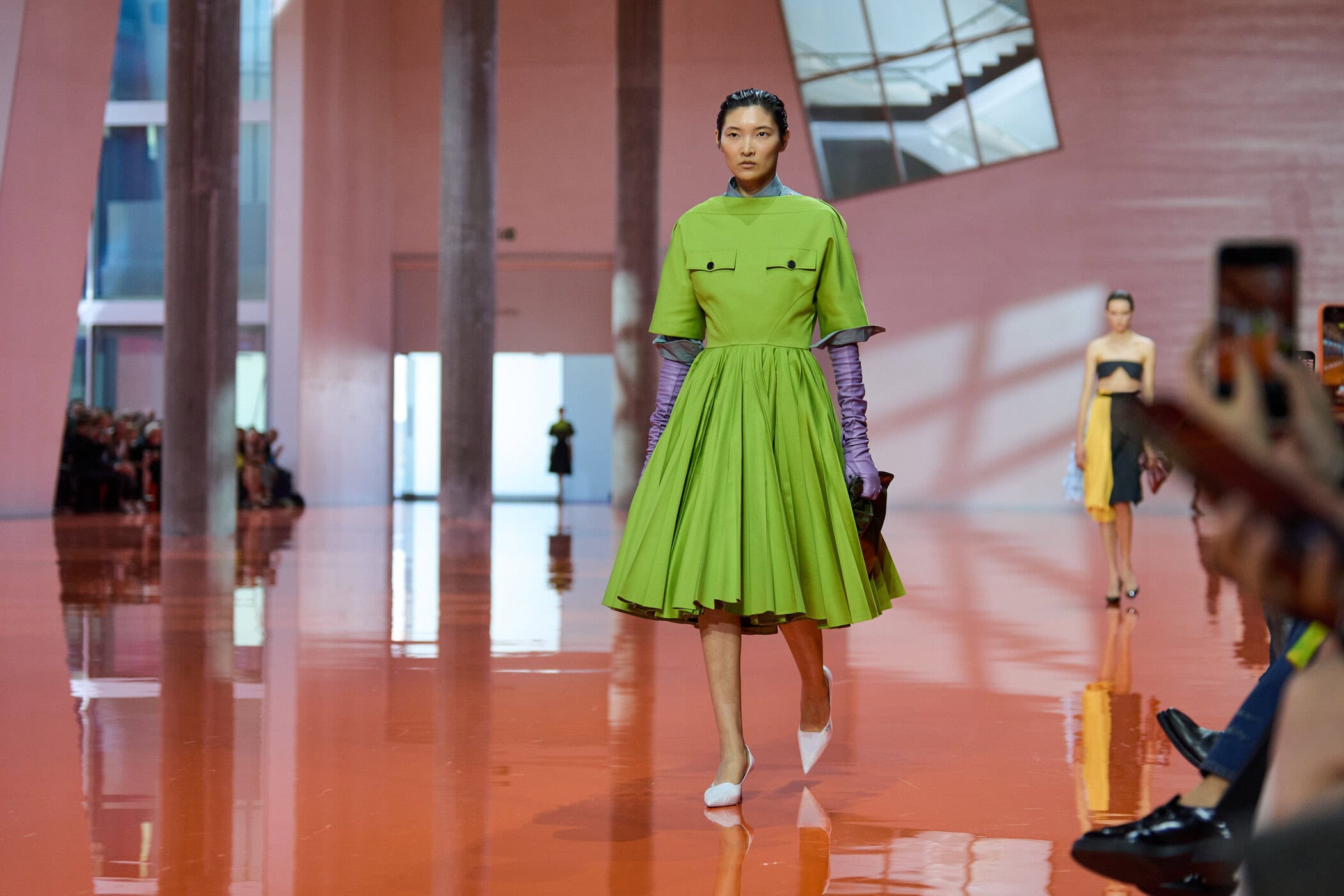 Prada Spring 2026 Fashion Show Atmosphere