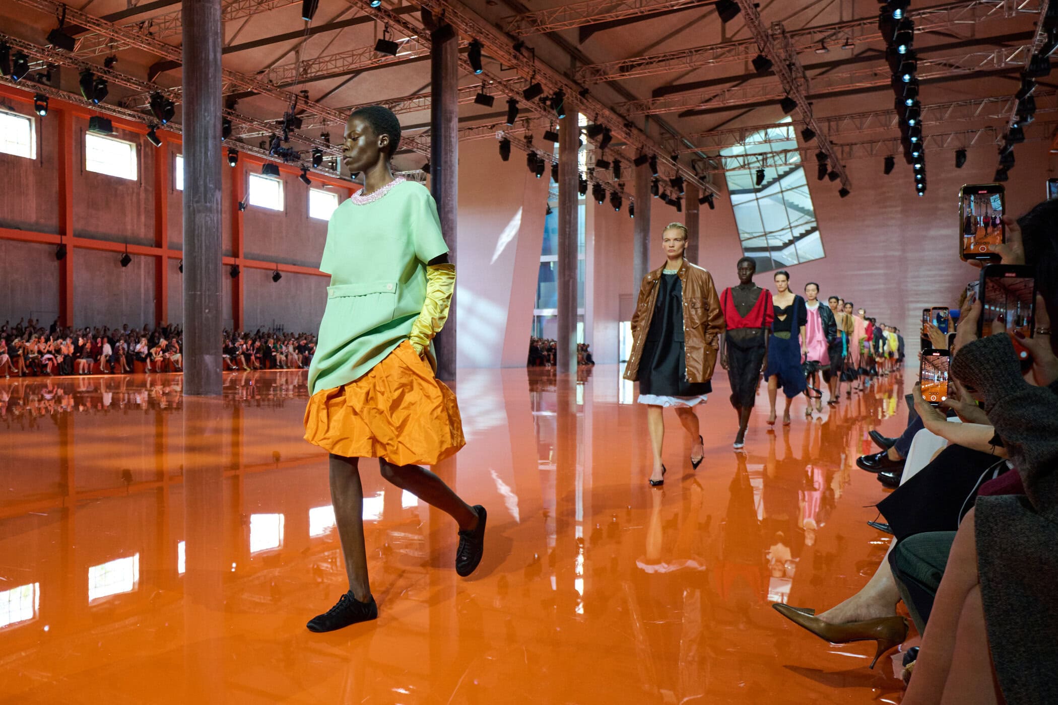 Prada Spring 2026 Fashion Show Atmosphere