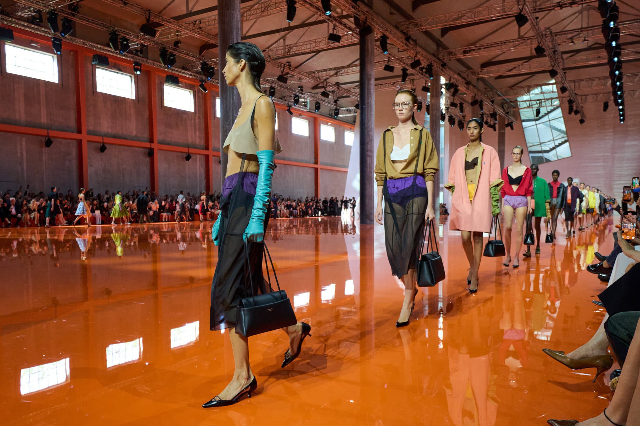Prada Spring 2026 Fashion Show Atmosphere