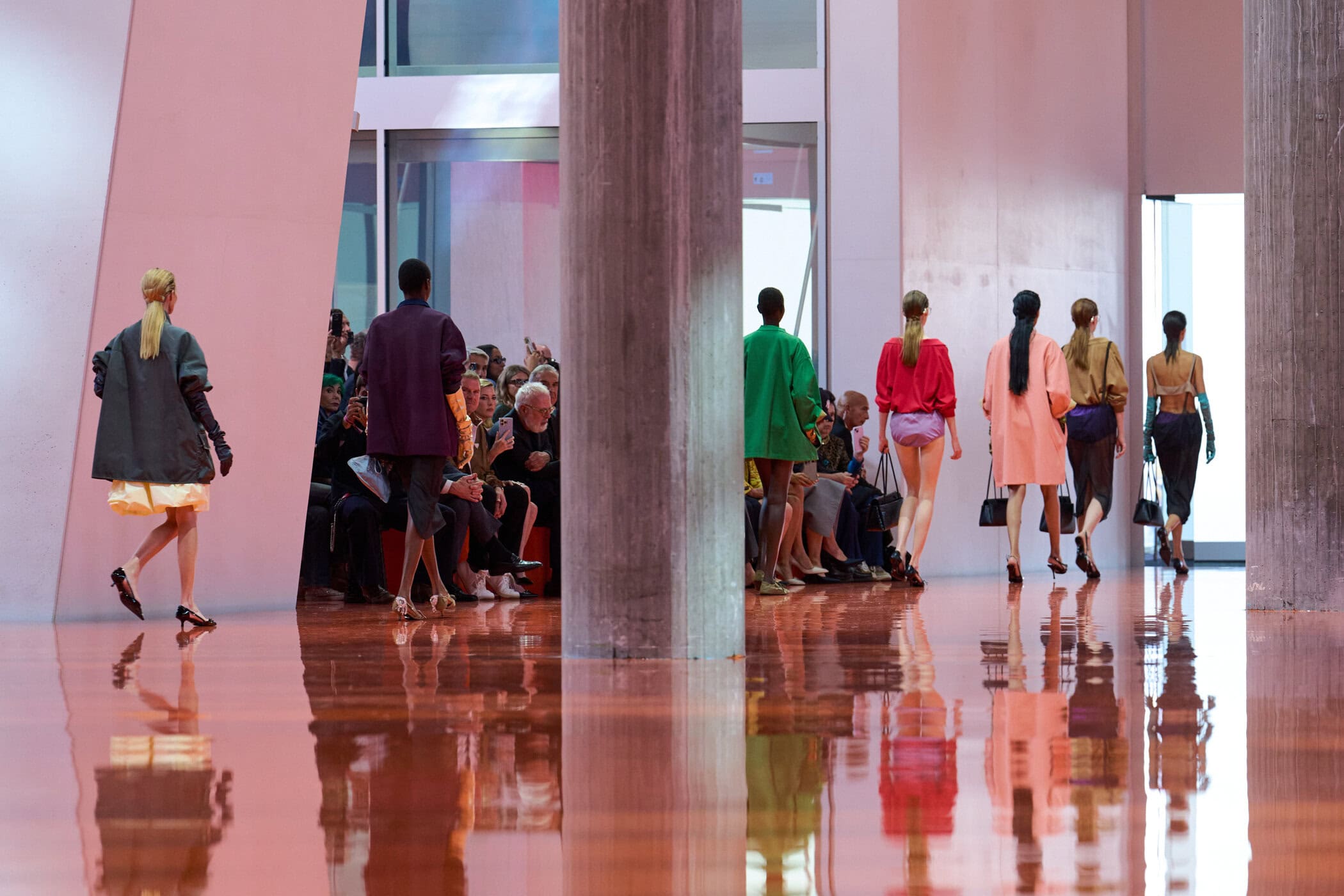 Prada Spring 2026 Fashion Show Atmosphere