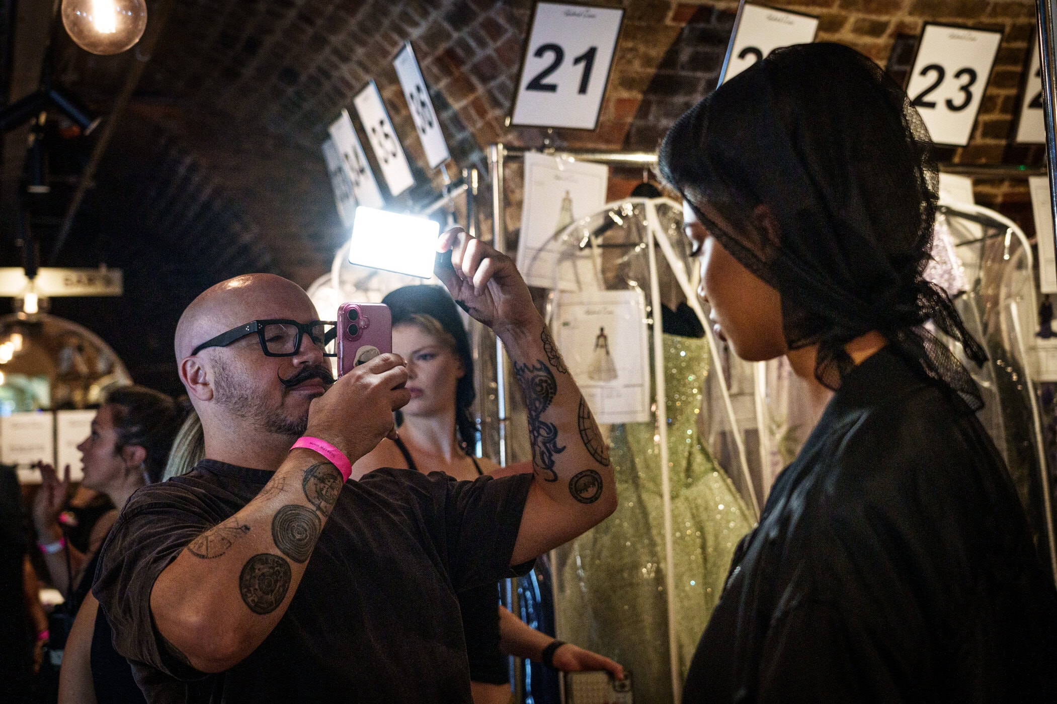 Richard Quinn Spring 2026 Fashion Show Backstage
