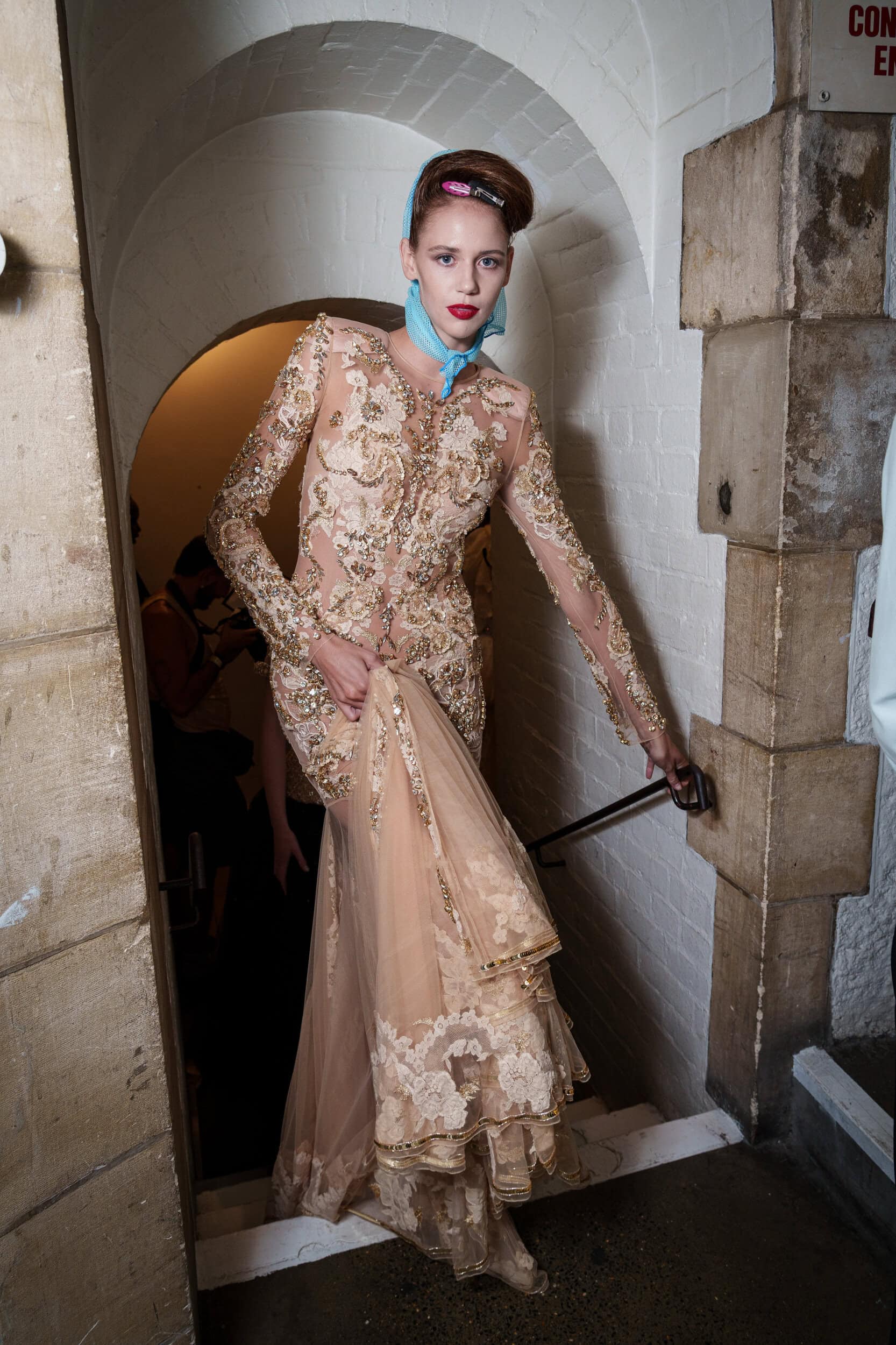Richard Quinn Spring 2026 Fashion Show Backstage