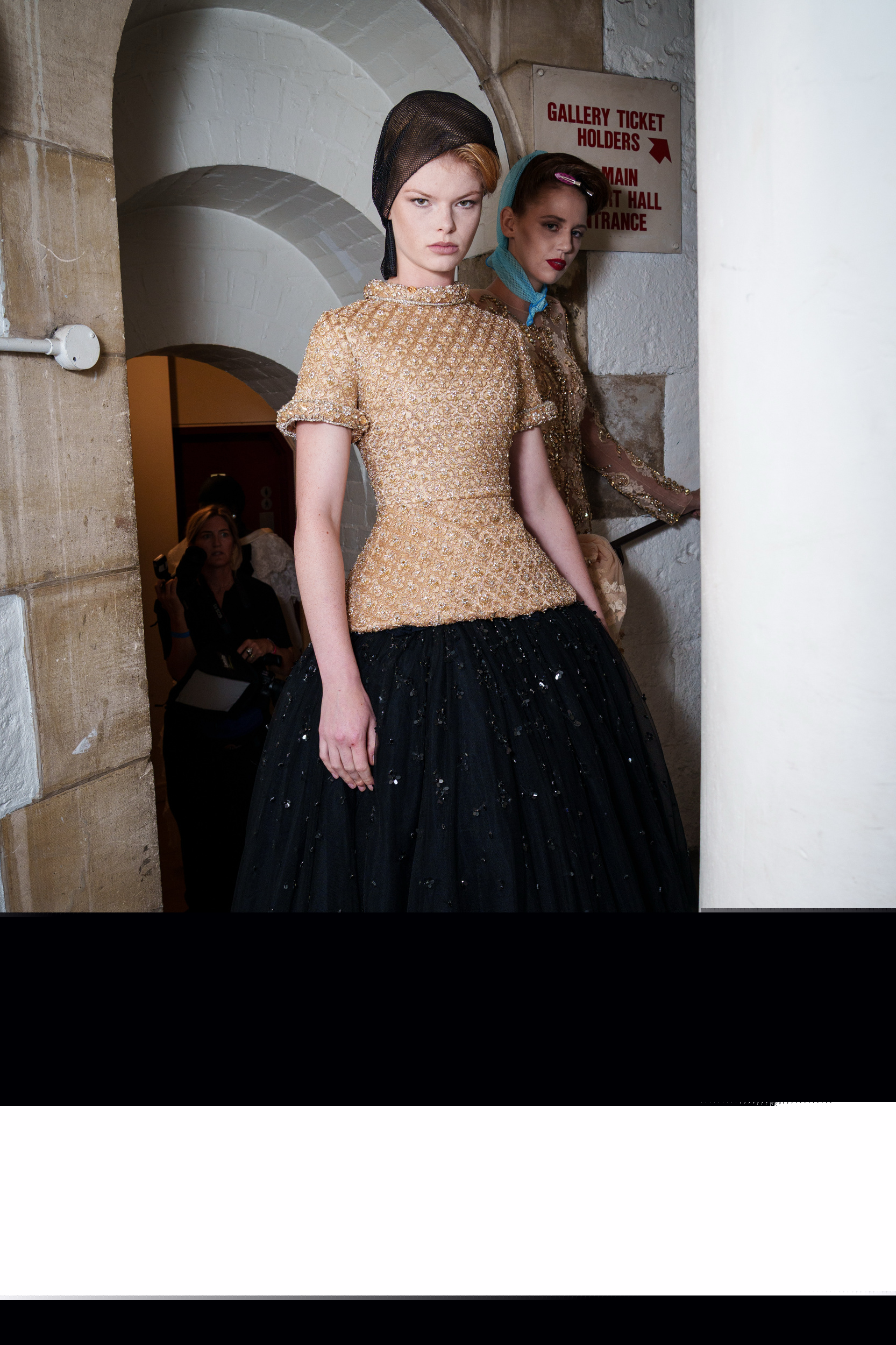 Richard Quinn Spring 2026 Fashion Show Backstage