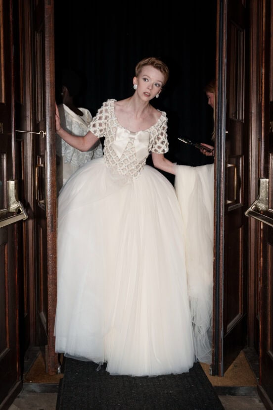 Richard Quinn Spring 2026 Fashion Show Backstage
