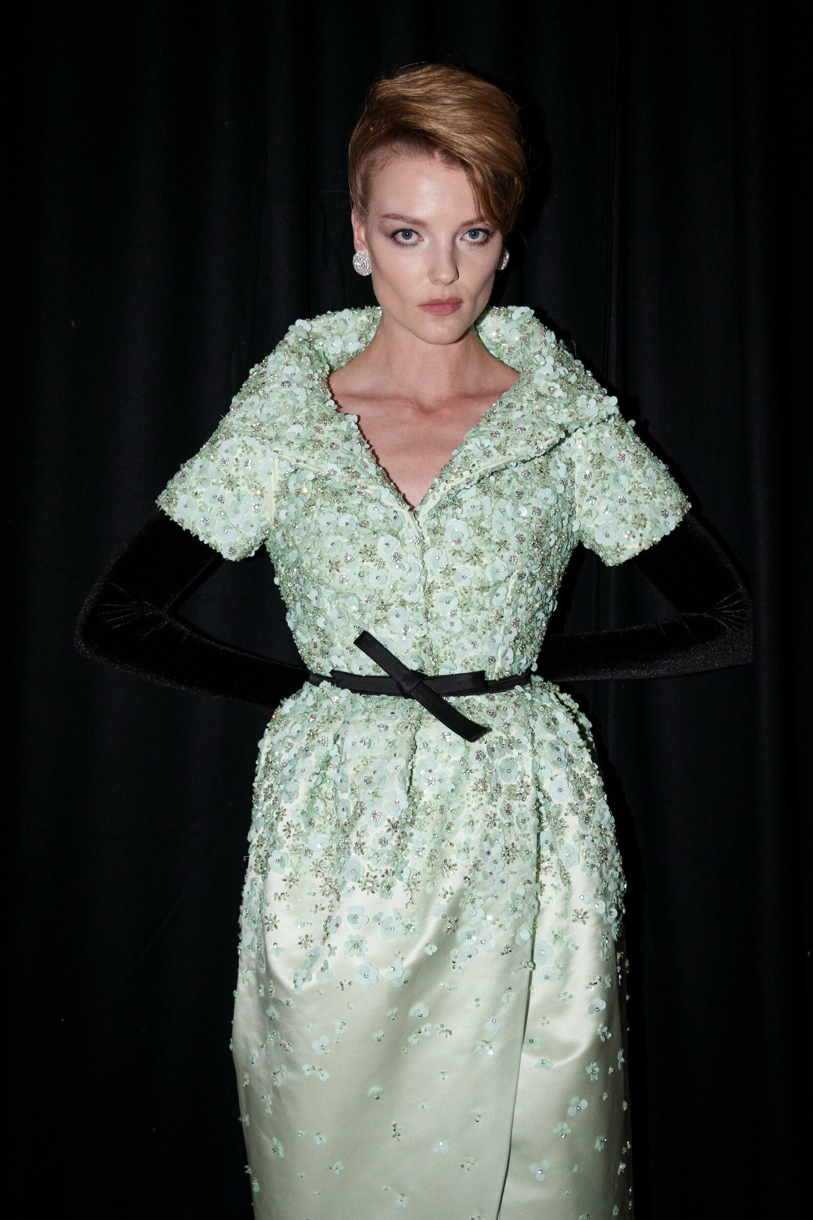 Richard Quinn Spring 2026 Fashion Show Backstage