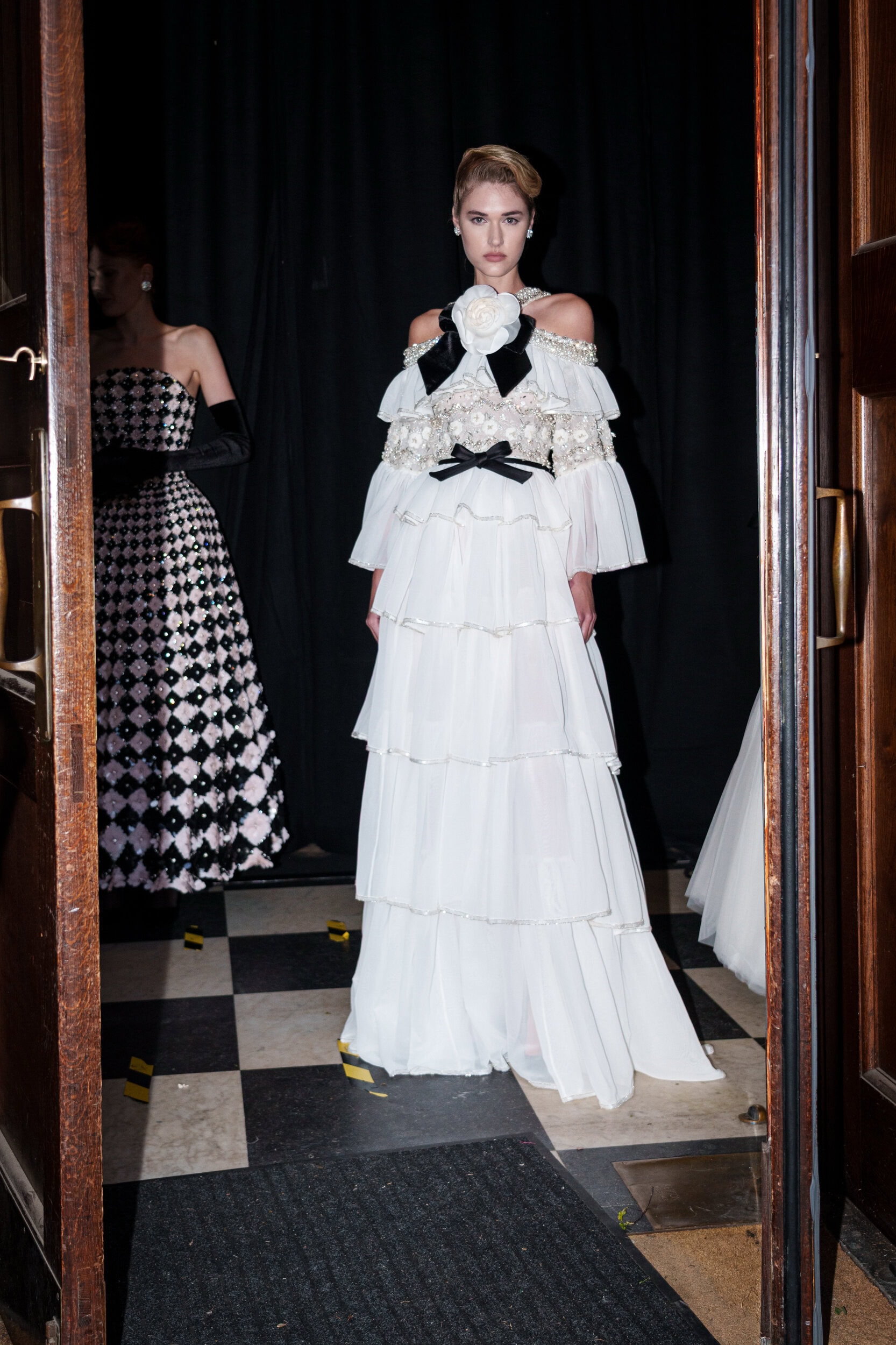 Richard Quinn Spring 2026 Fashion Show Backstage