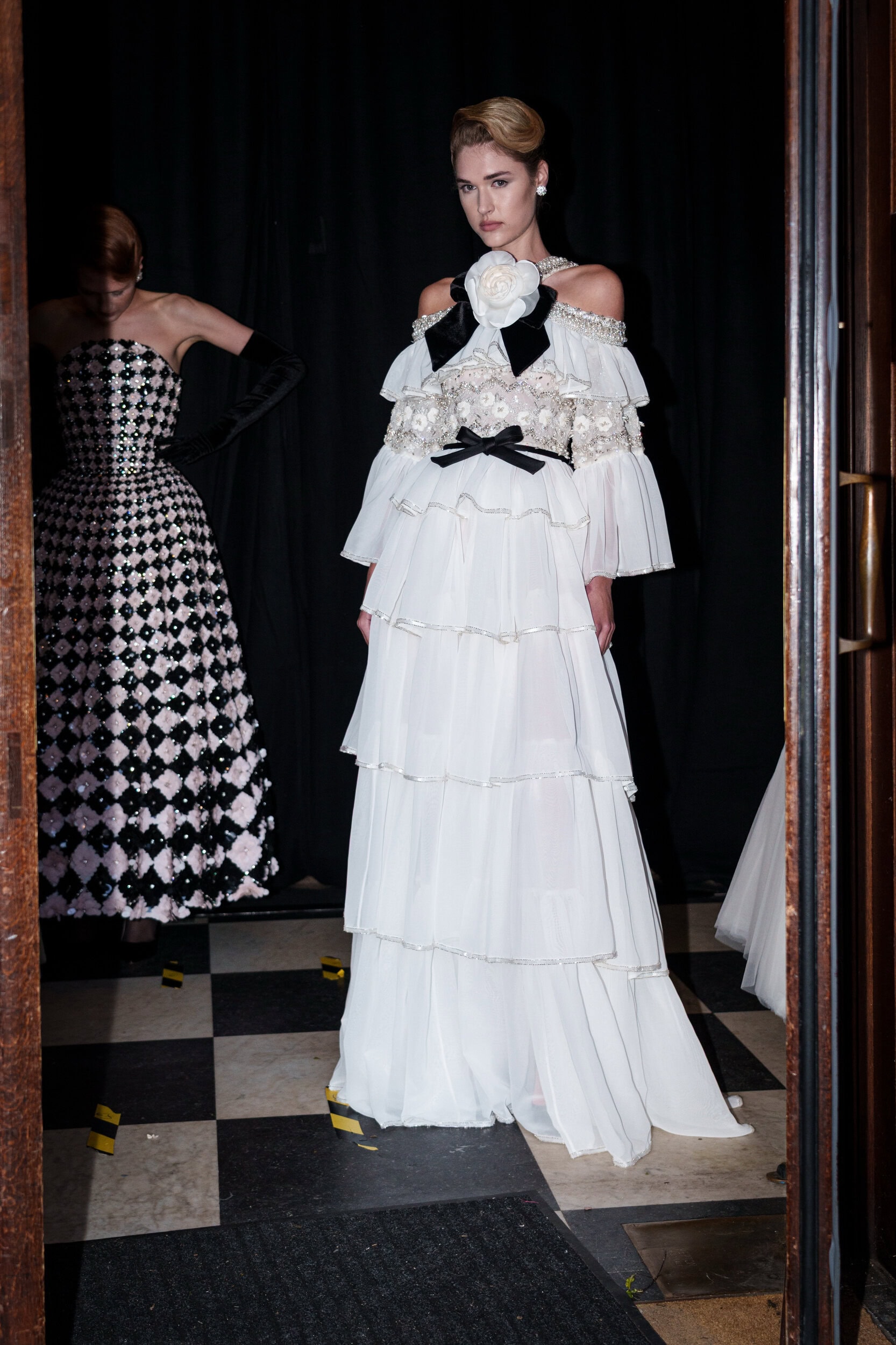 Richard Quinn Spring 2026 Fashion Show Backstage