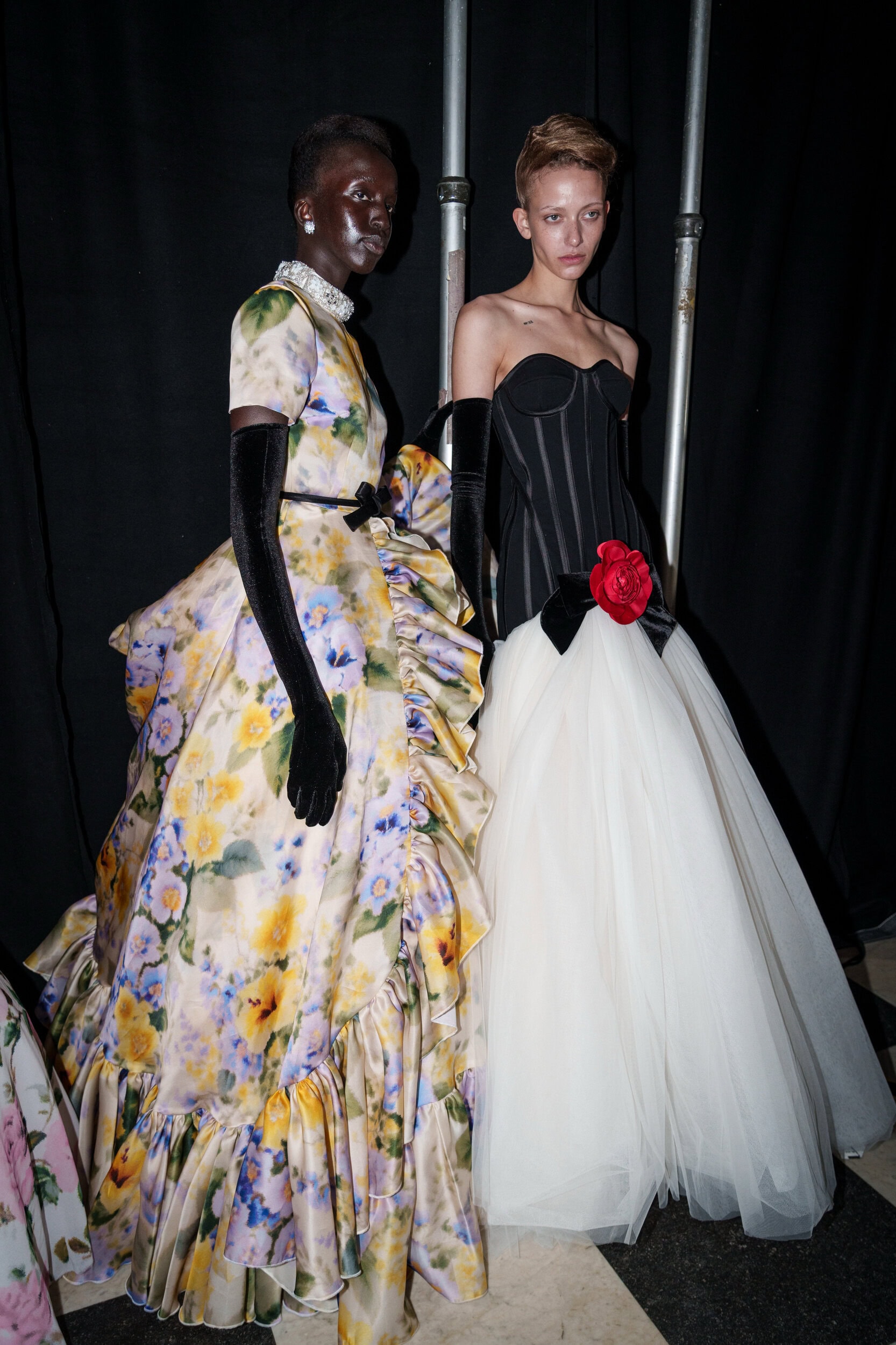 Richard Quinn Spring 2026 Fashion Show Backstage