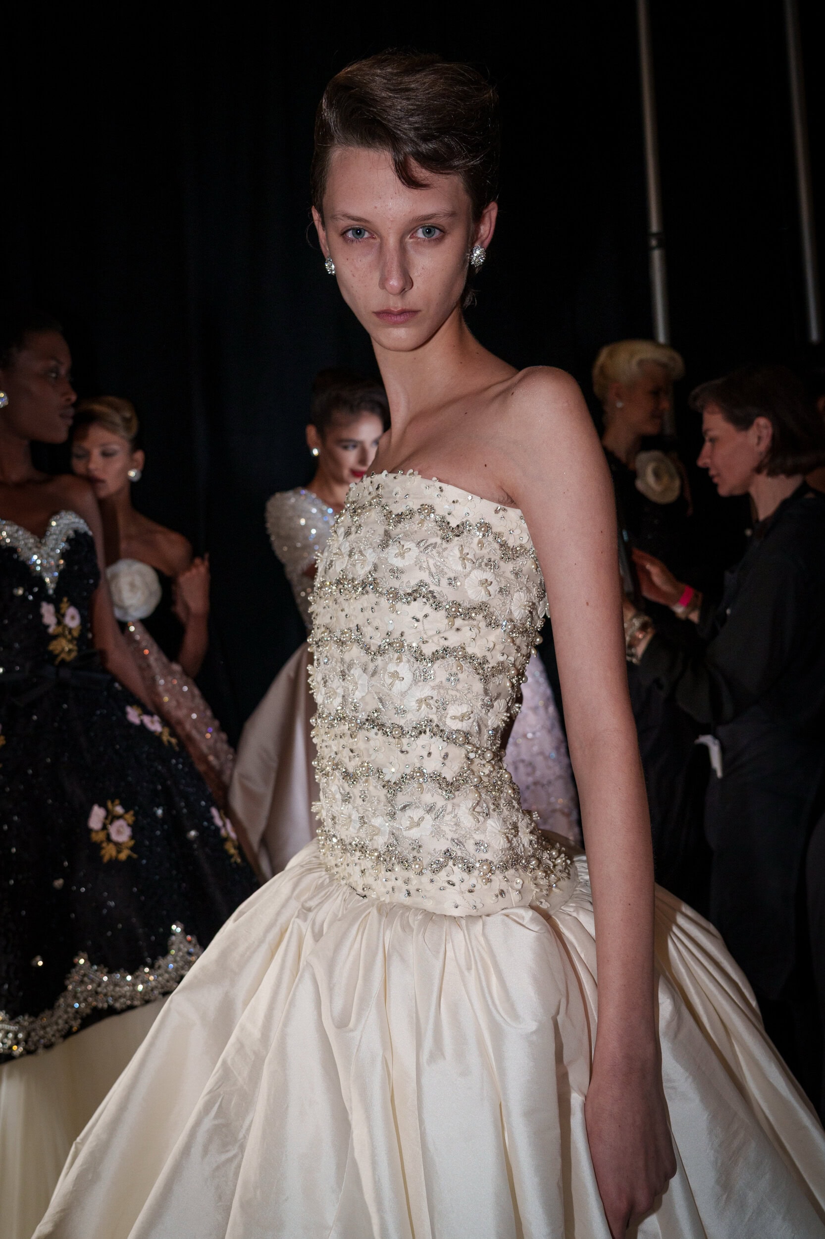 Richard Quinn Spring 2026 Fashion Show Backstage