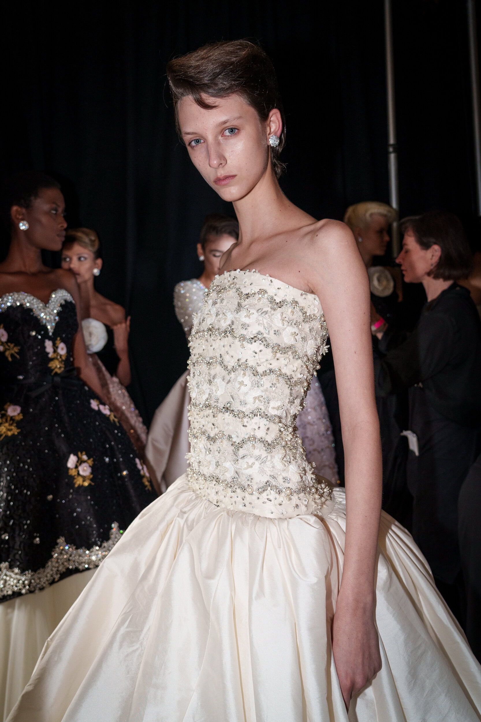 Richard Quinn Spring 2026 Fashion Show Backstage