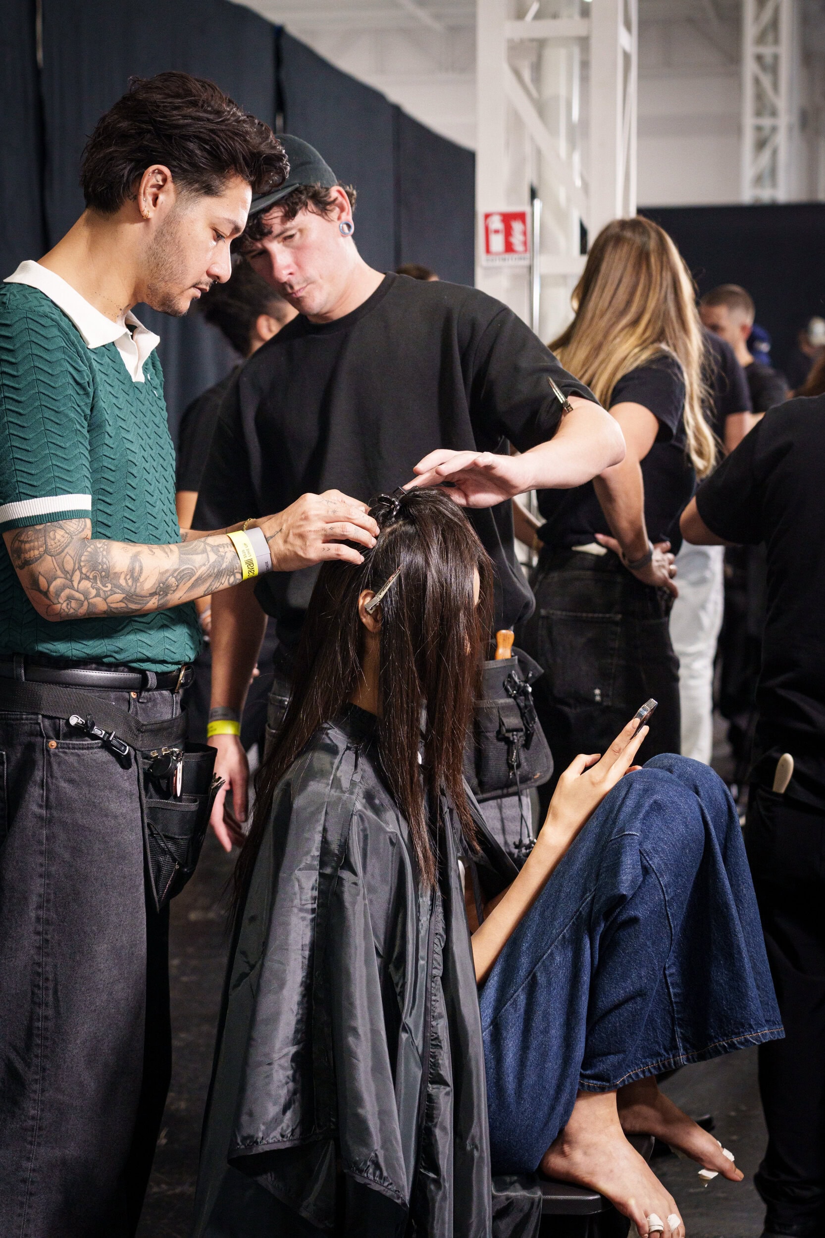 Roberto Cavalli Spring 2026 Fashion Show Backstage