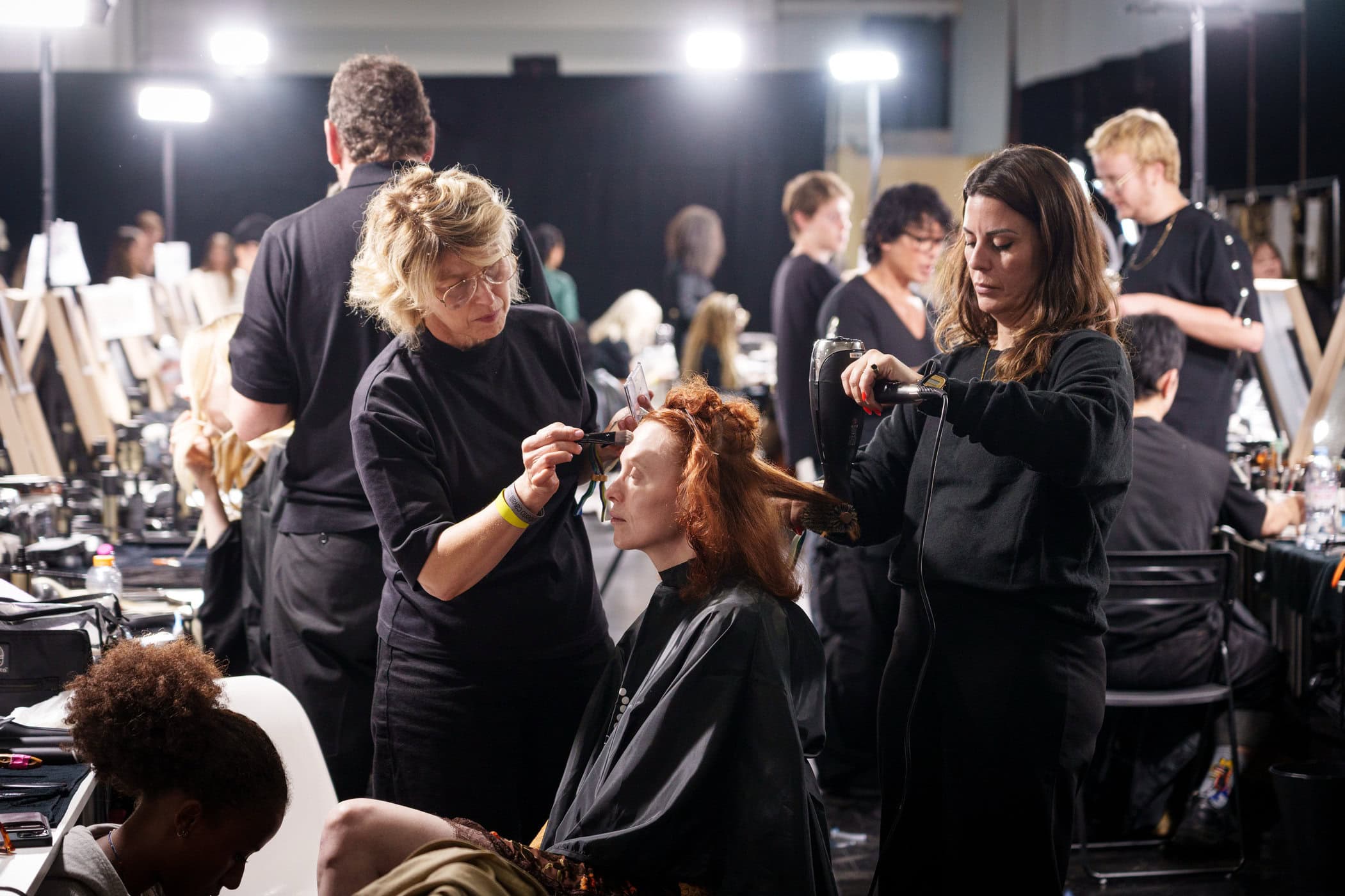 Roberto Cavalli Spring 2026 Fashion Show Backstage