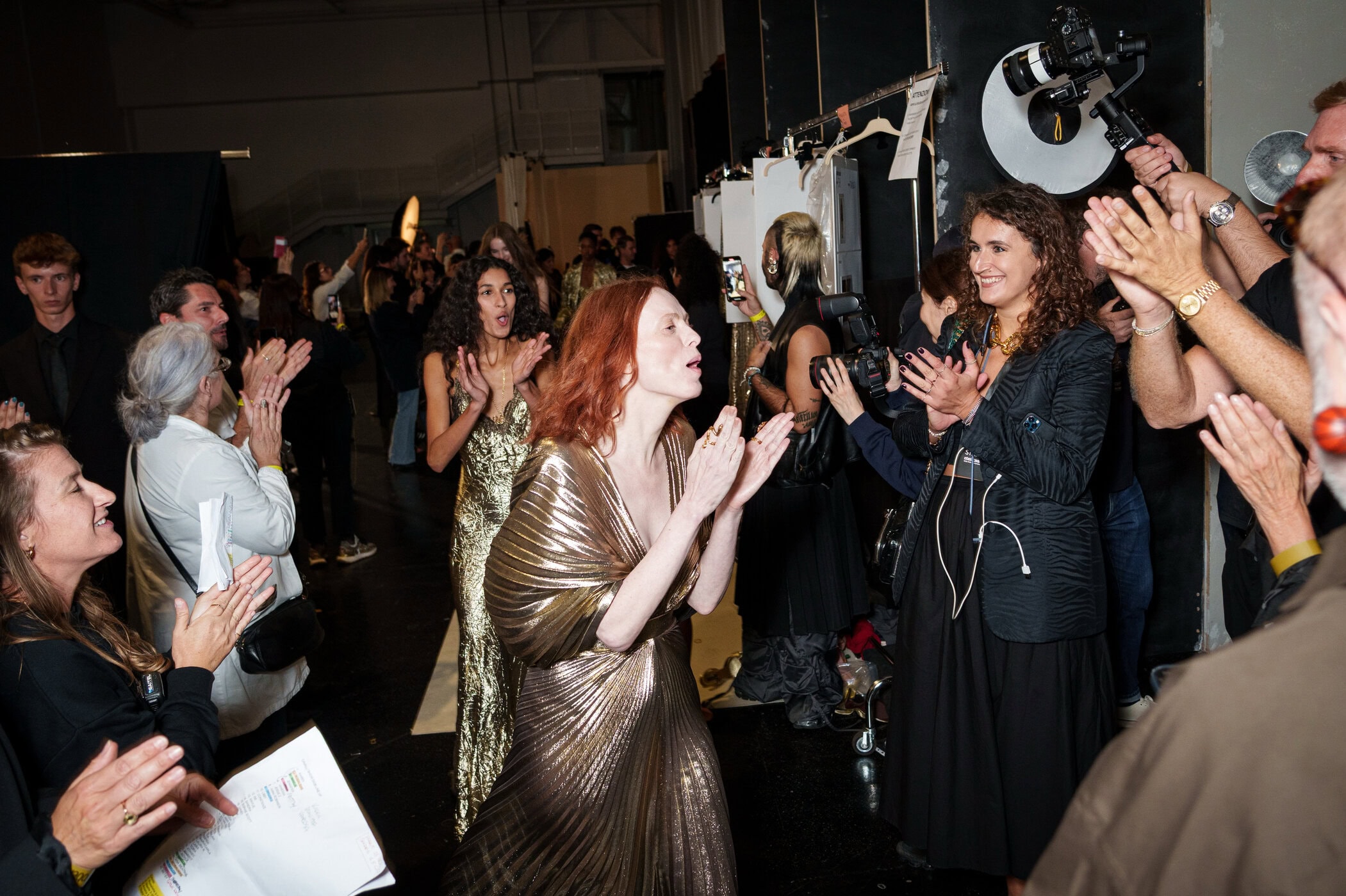 Roberto Cavalli Spring 2026 Fashion Show Backstage