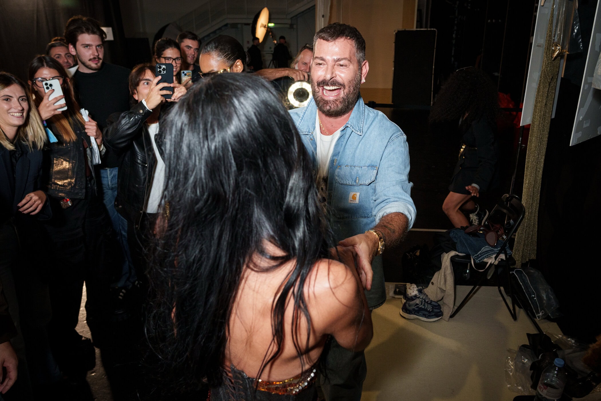 Roberto Cavalli Spring 2026 Fashion Show Backstage