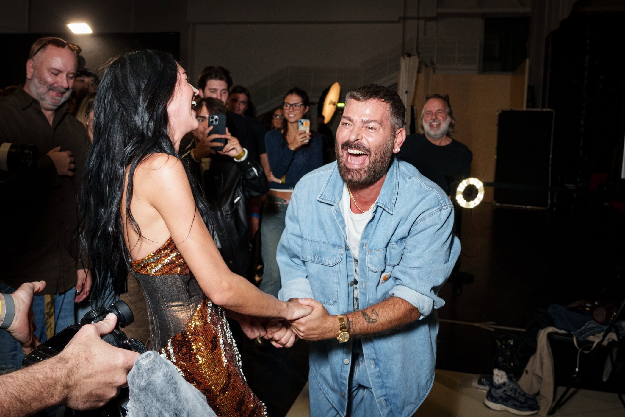 Roberto Cavalli Spring 2026 Fashion Show Backstage