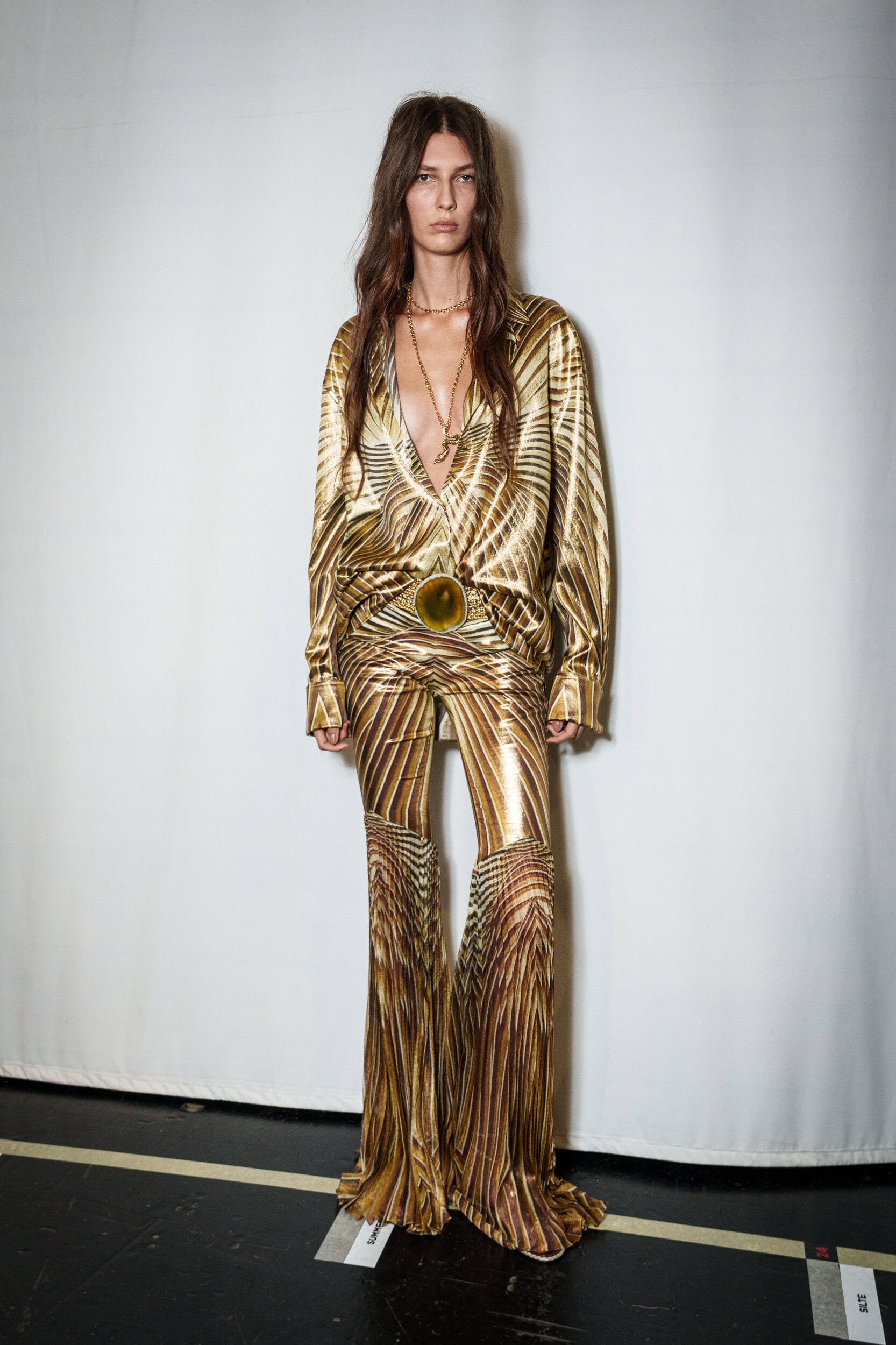 Roberto Cavalli Spring 2026 Fashion Show Backstage