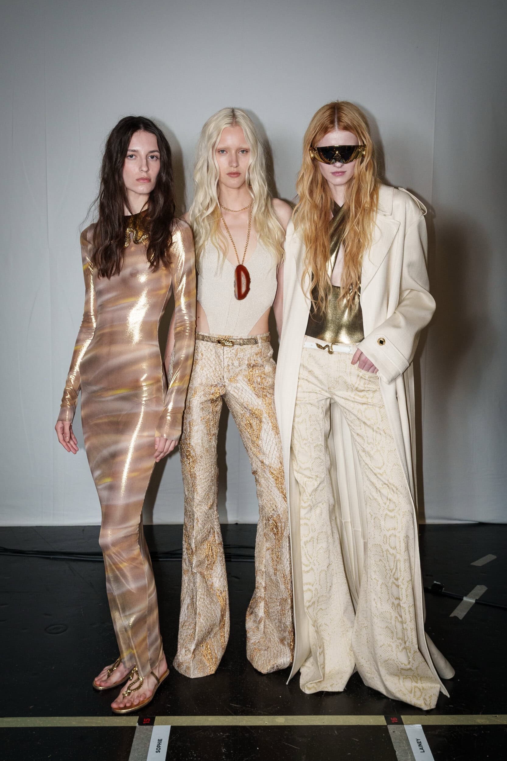 Roberto Cavalli Spring 2026 Fashion Show Backstage