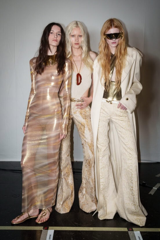 Roberto Cavalli Spring 2026 Fashion Show Backstage