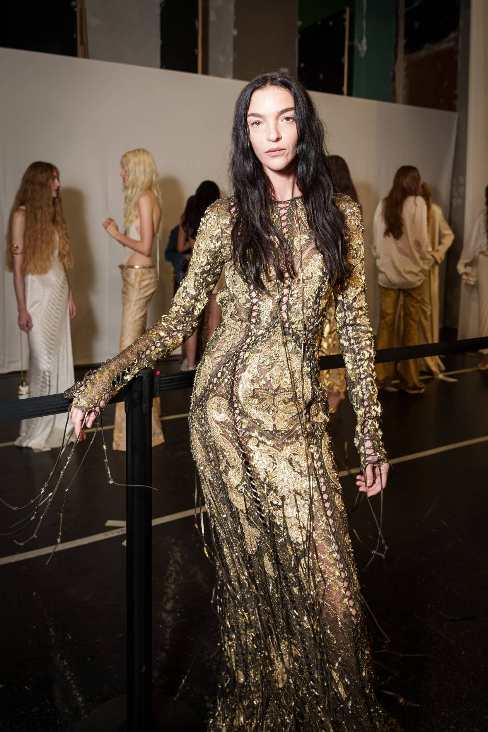 Roberto Cavalli Spring 2026 Fashion Show Backstage