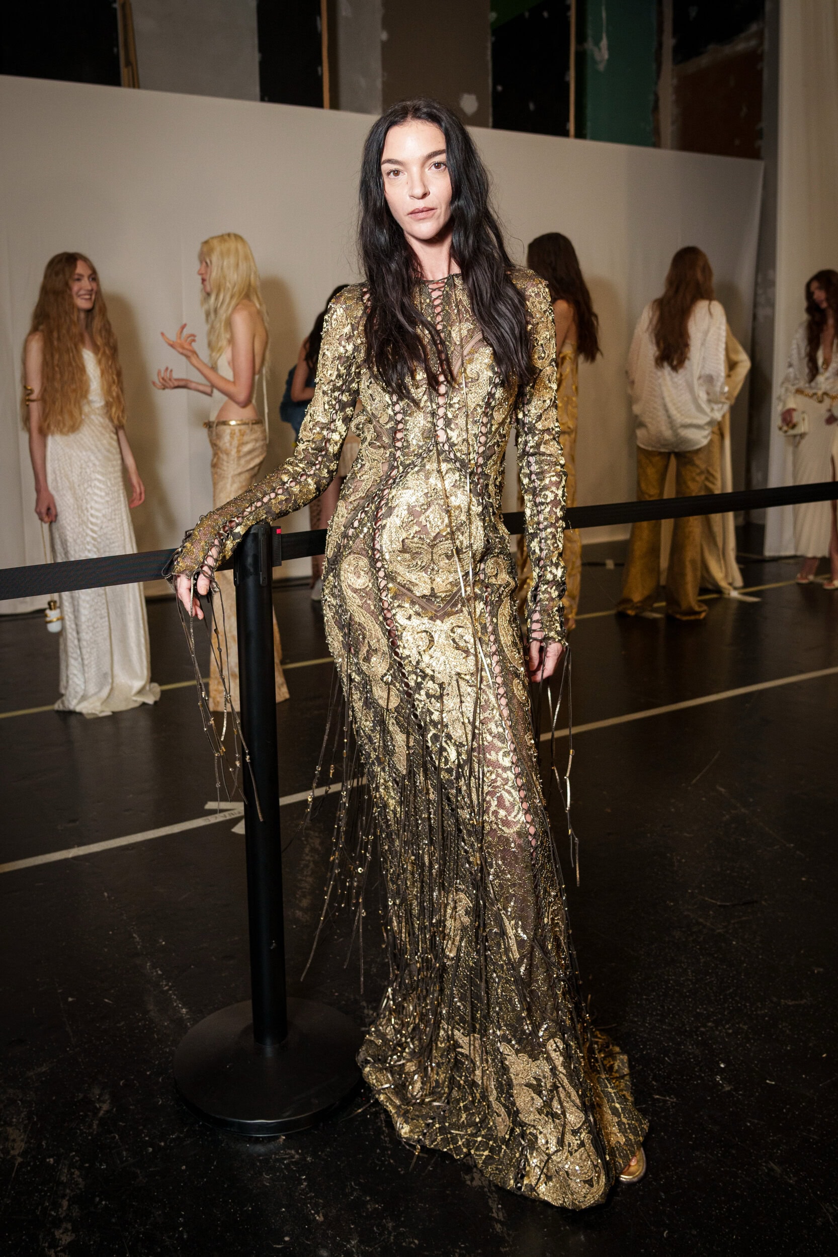 Roberto Cavalli Spring 2026 Fashion Show Backstage