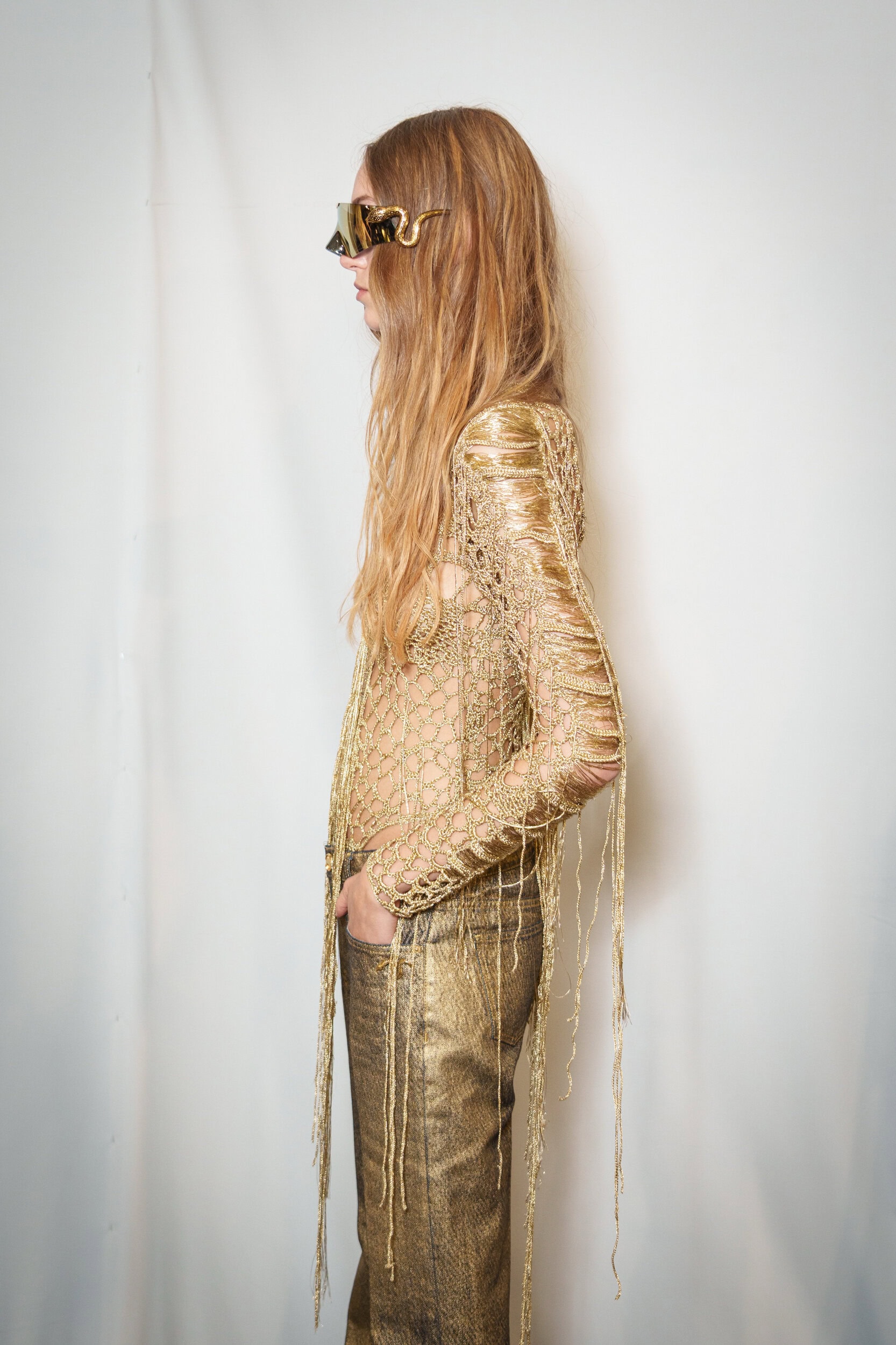Roberto Cavalli Spring 2026 Fashion Show Backstage