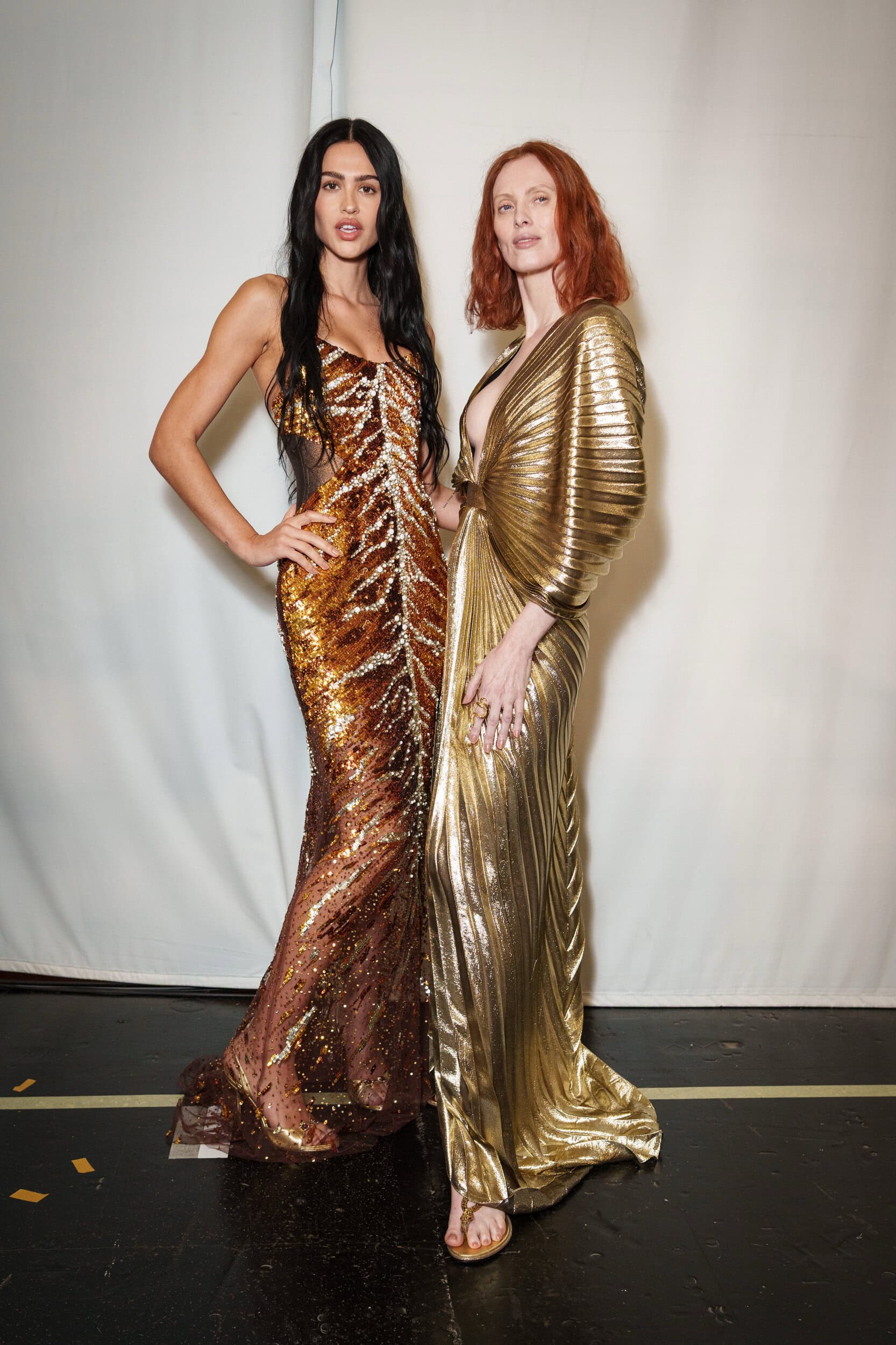 Roberto Cavalli Spring 2026 Fashion Show Backstage