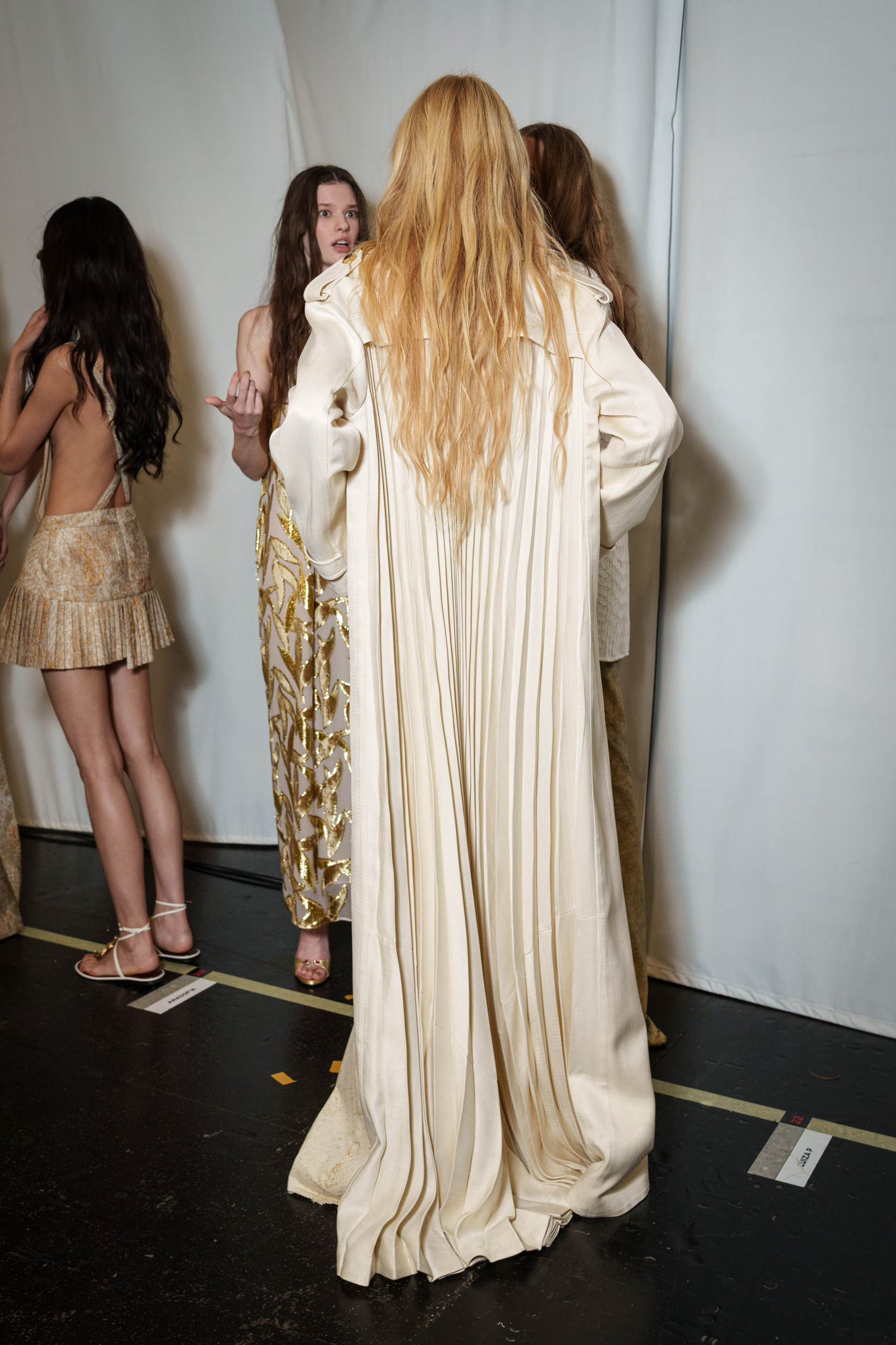 Roberto Cavalli Spring 2026 Fashion Show Backstage