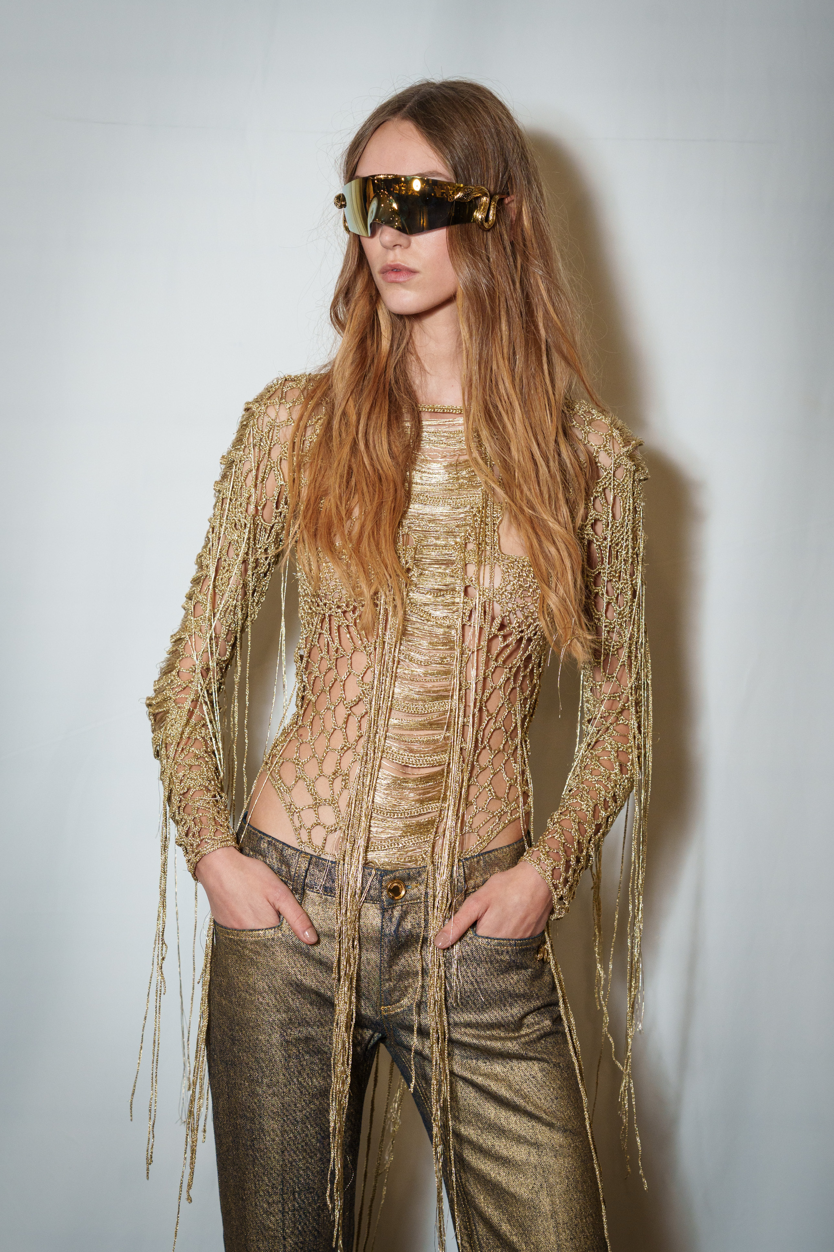Roberto Cavalli Spring 2026 Fashion Show Backstage