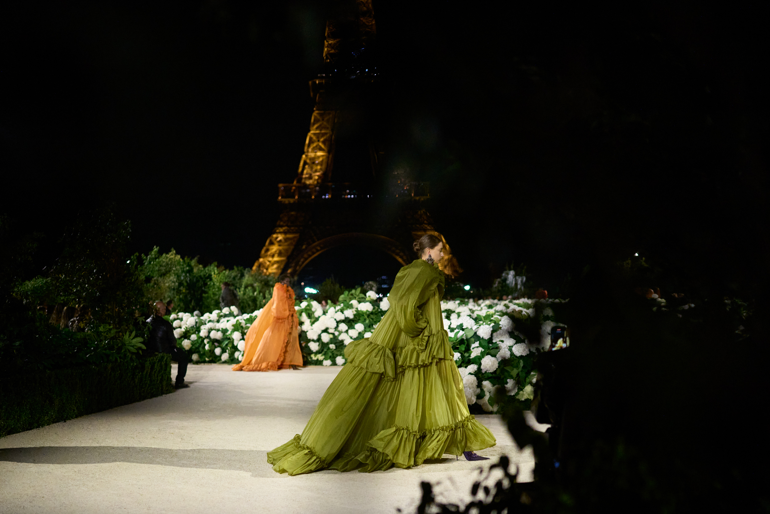 Saint Laurent Spring 2026 Fashion Show Atmosphere