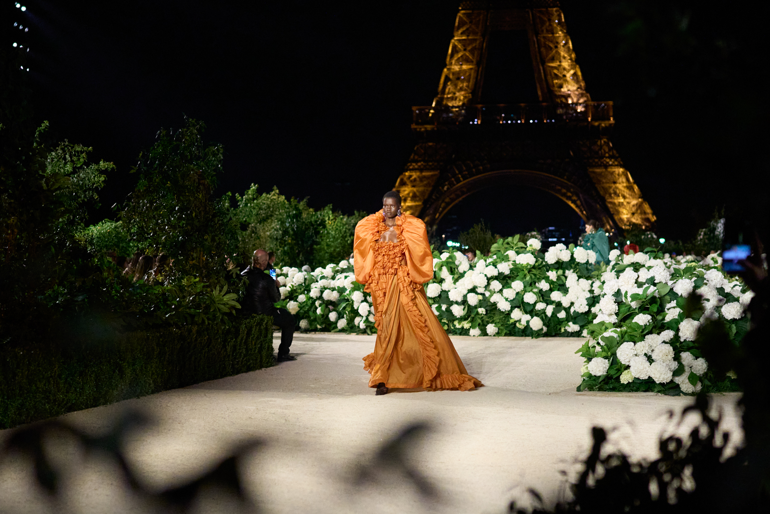 Saint Laurent Spring 2026 Fashion Show Atmosphere