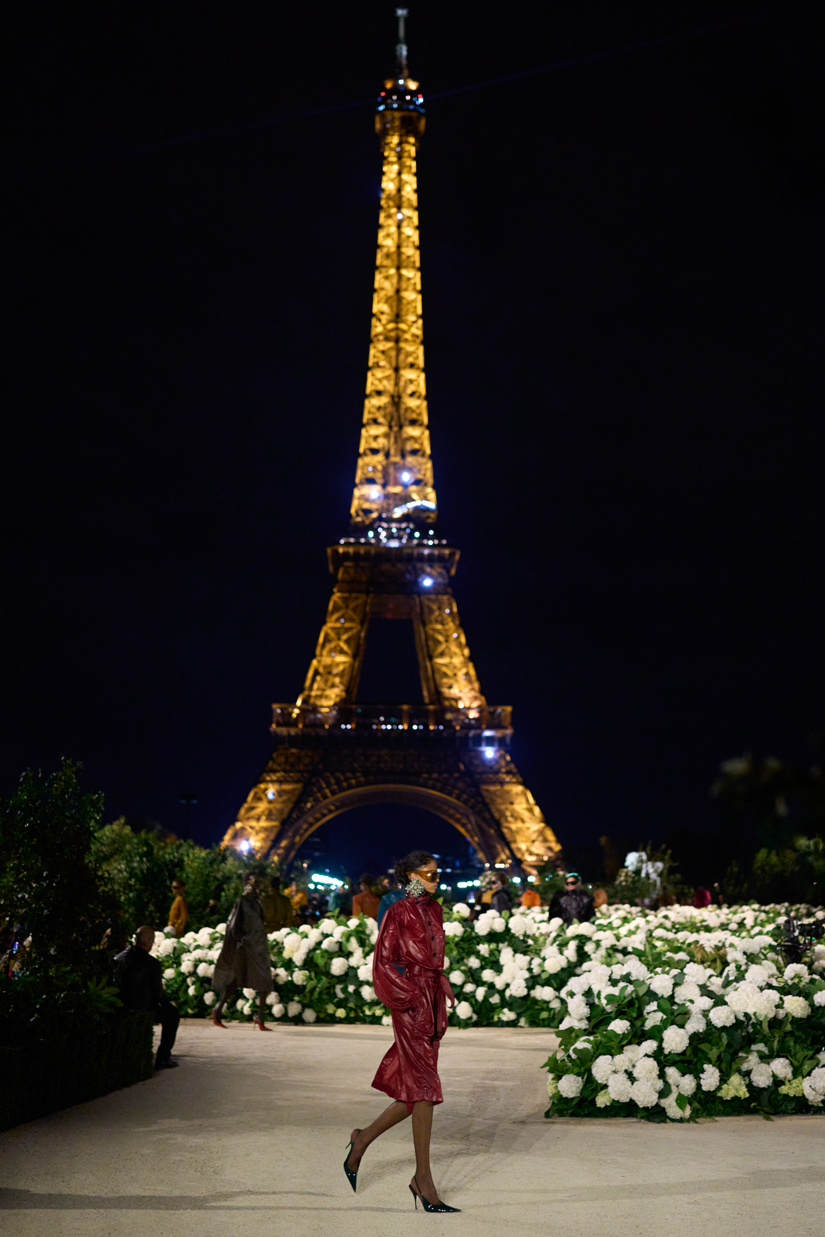 Saint Laurent Spring 2026 Fashion Show Atmosphere