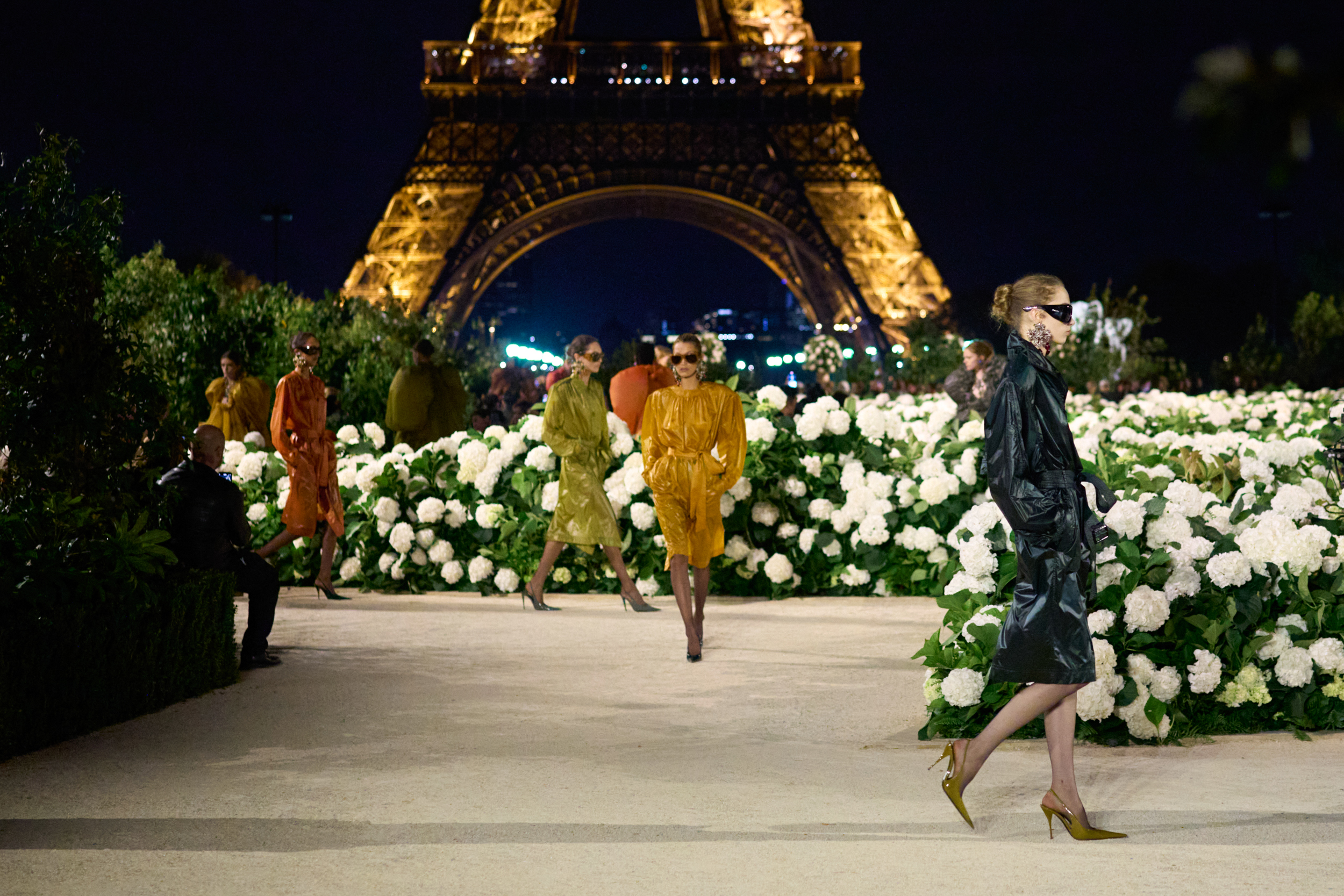 Saint Laurent Spring 2026 Fashion Show Atmosphere