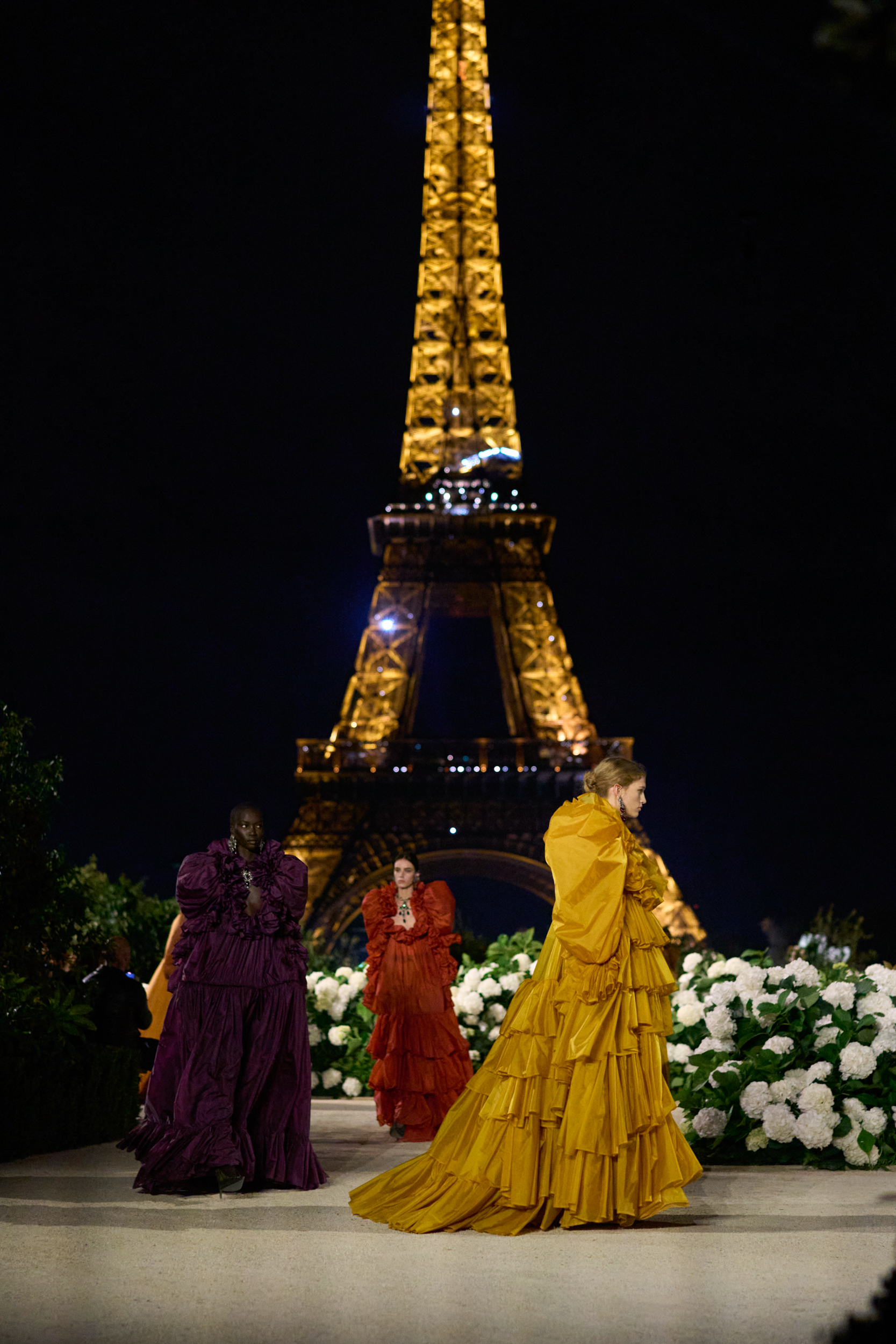 Saint Laurent Spring 2026 Fashion Show Atmosphere
