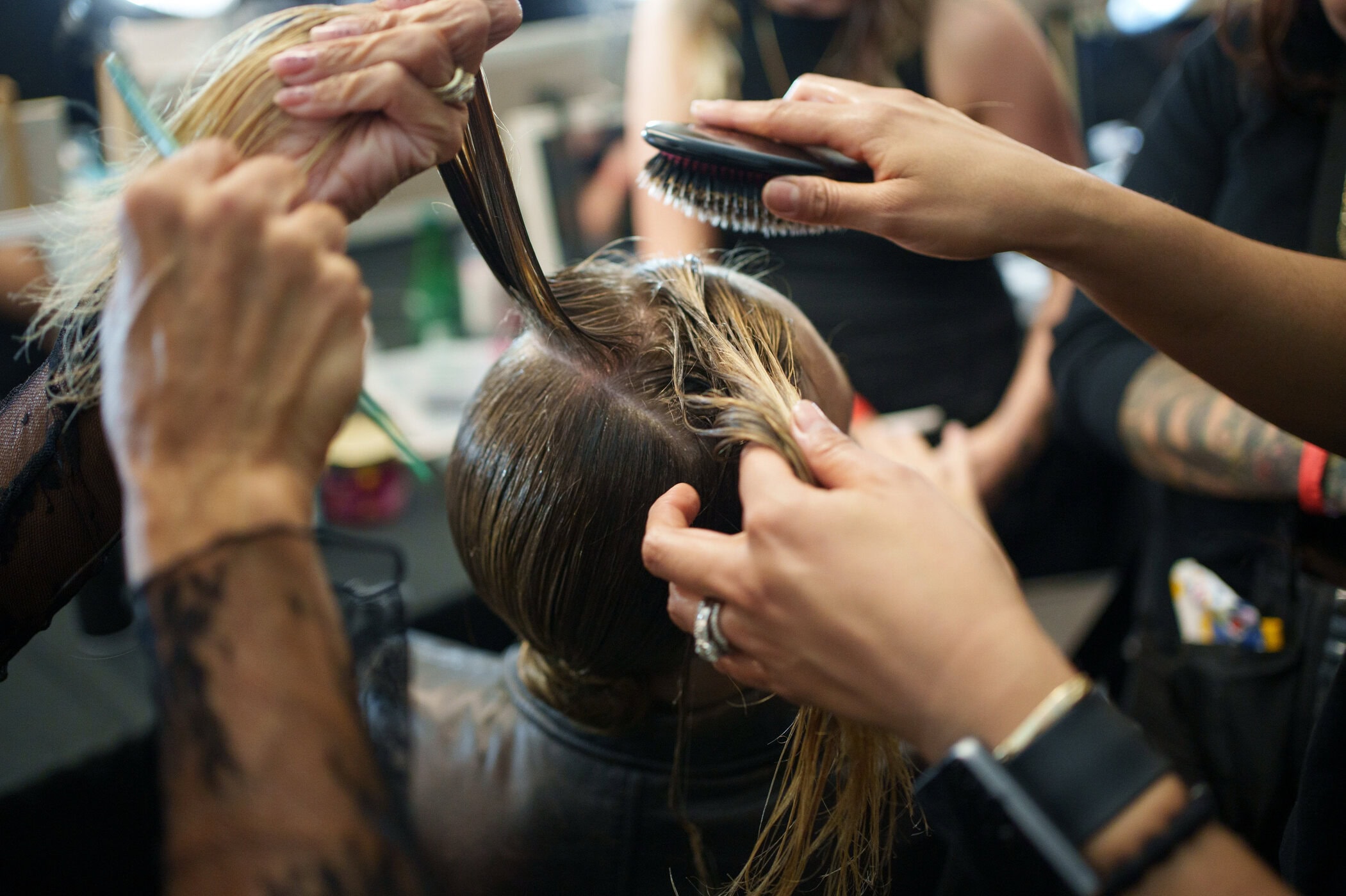Sergio Hudson Spring 2026 Fashion Show Backstage